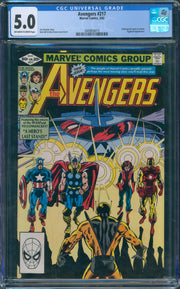 Avengers #217 CGC 5.0