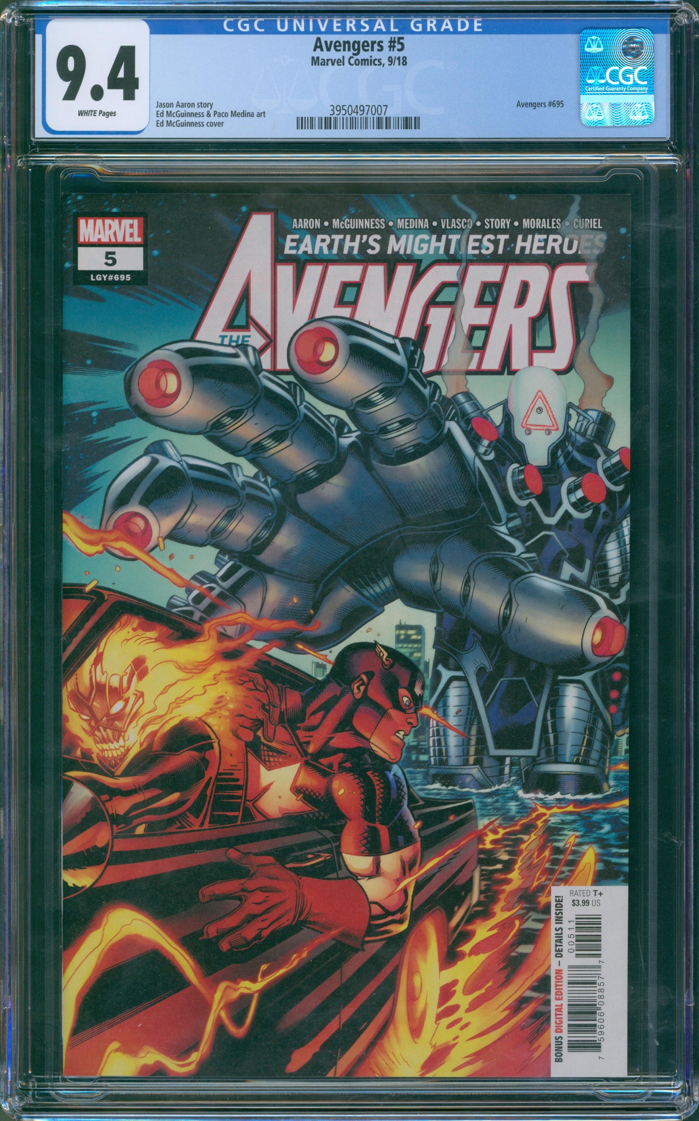 Avengers #5 CGC 9.4