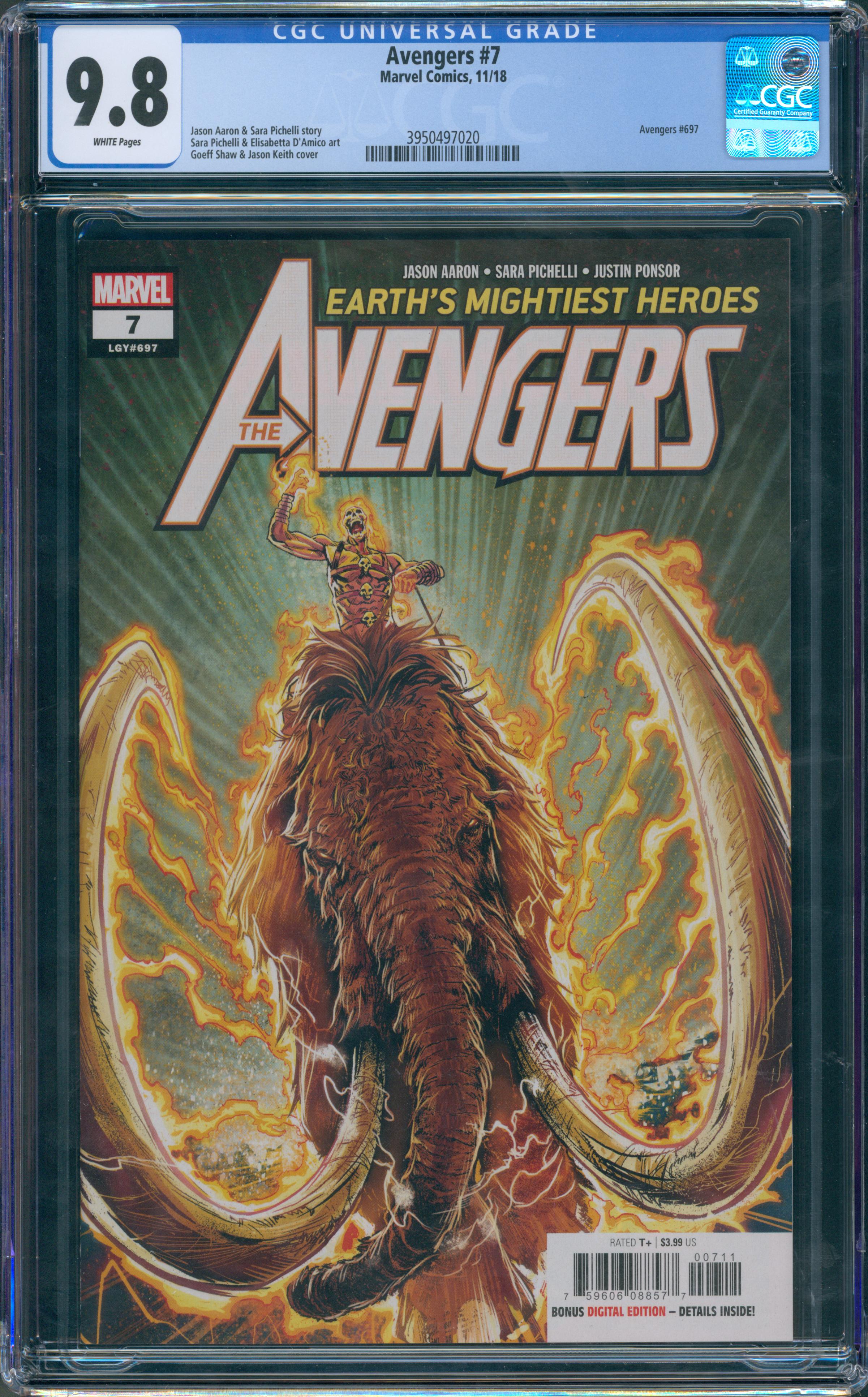 Avengers #7 CGC 9.8