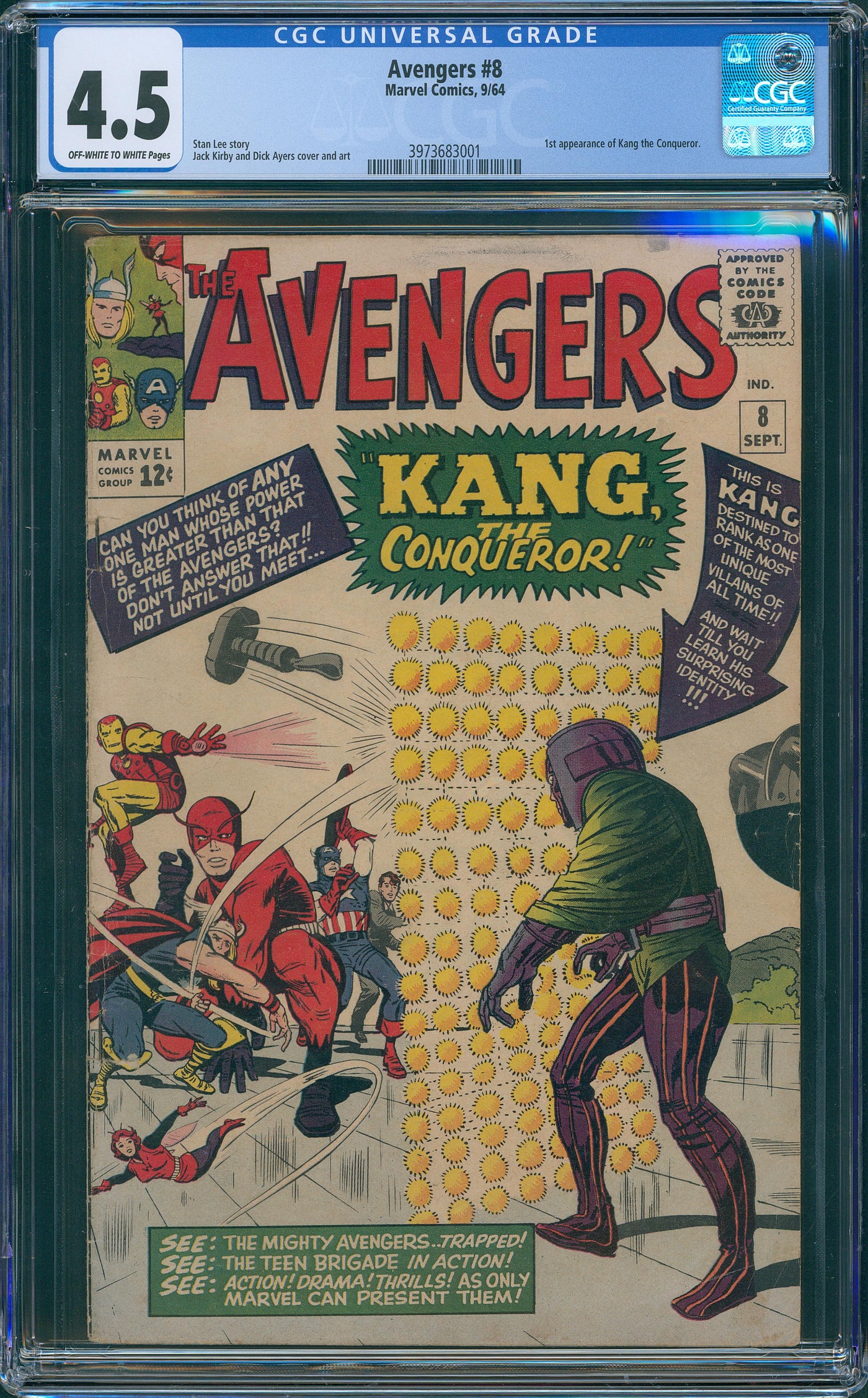 Avengers #8 CGC 4.5