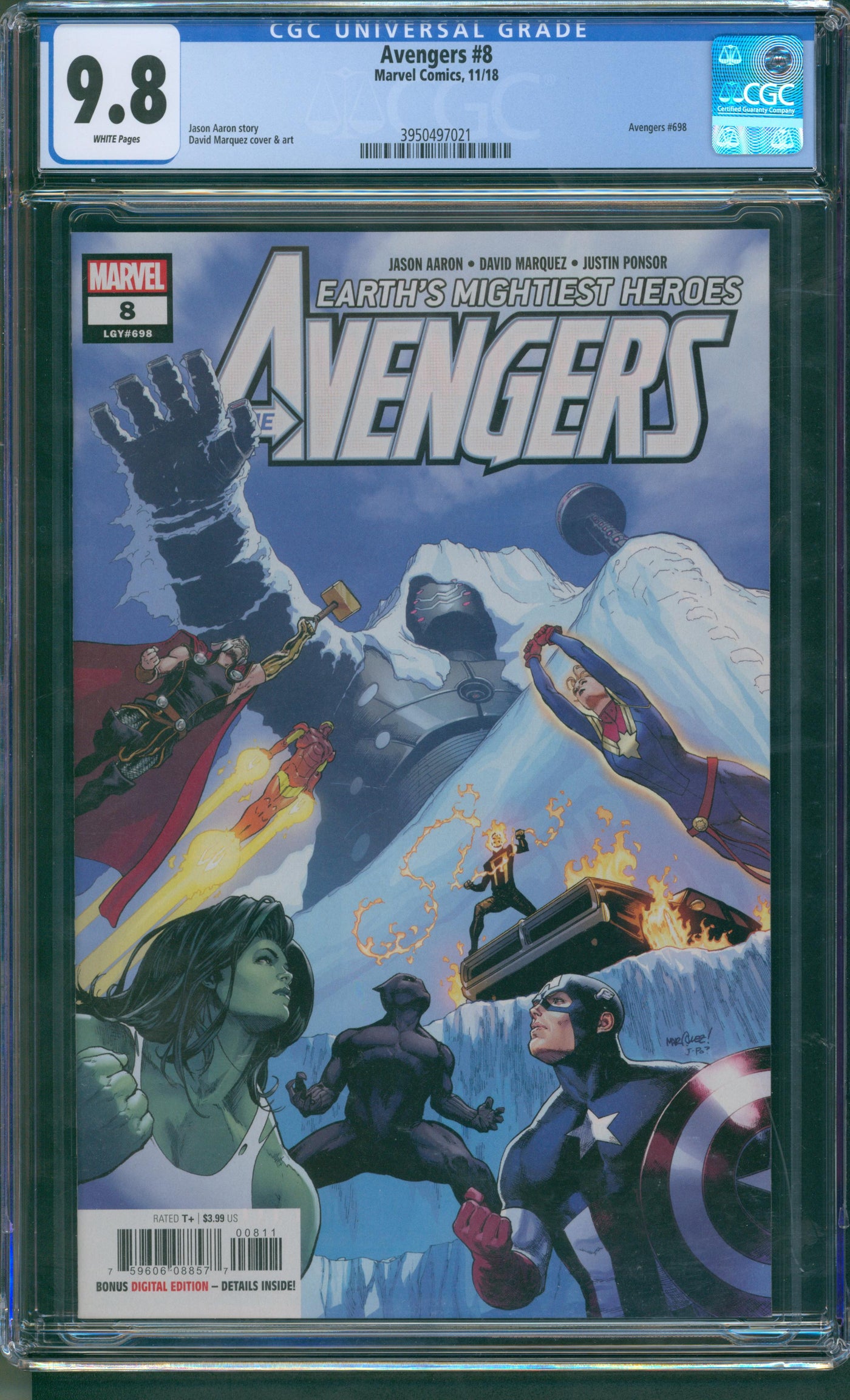 Avengers #8 CGC 9.8