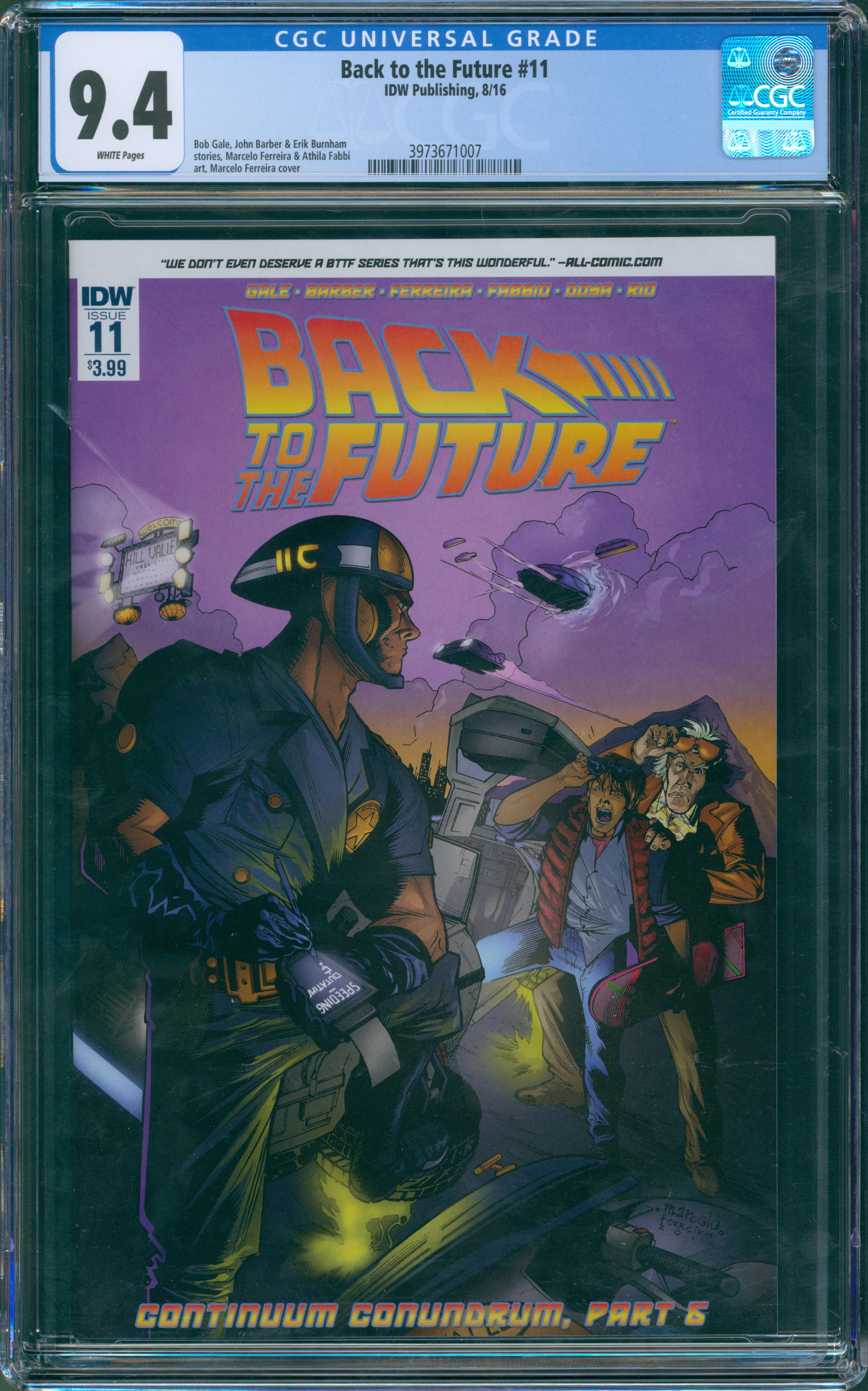 Back to the Future #11 CGC 9.4