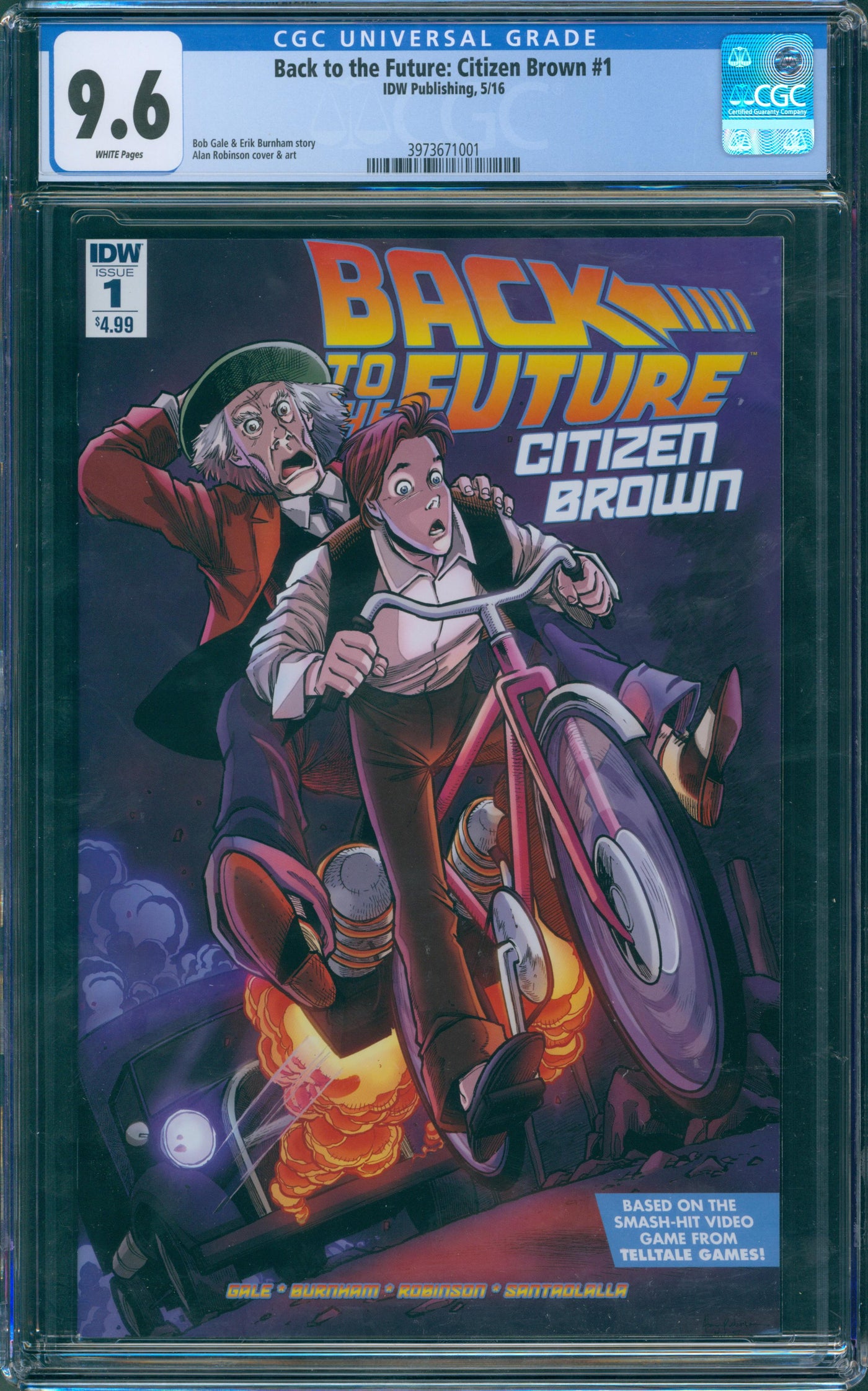 Back to the future citizen brown #1 CGC 9.6