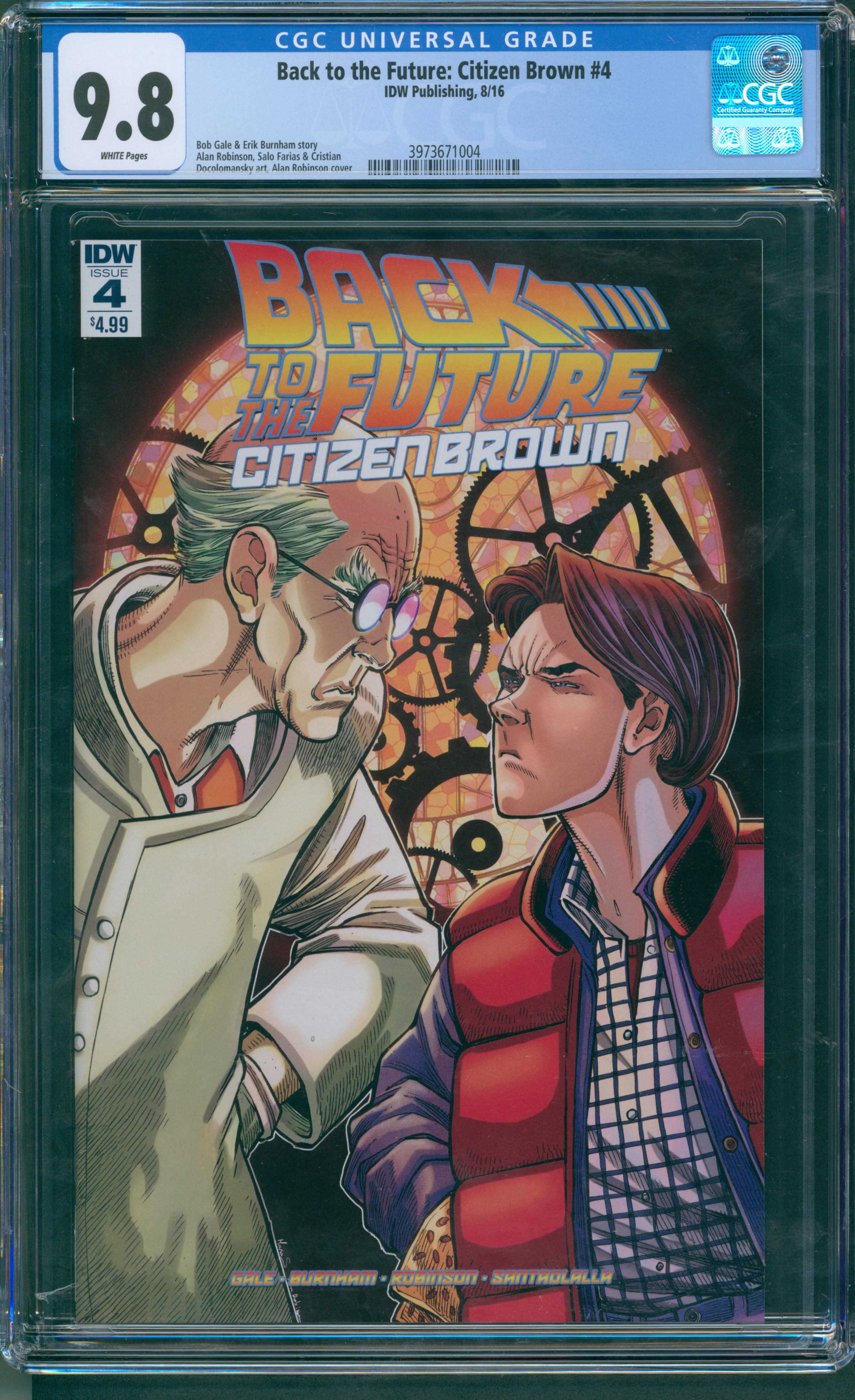 Back to the Future: Citizen Brown #4 CGC 9.8