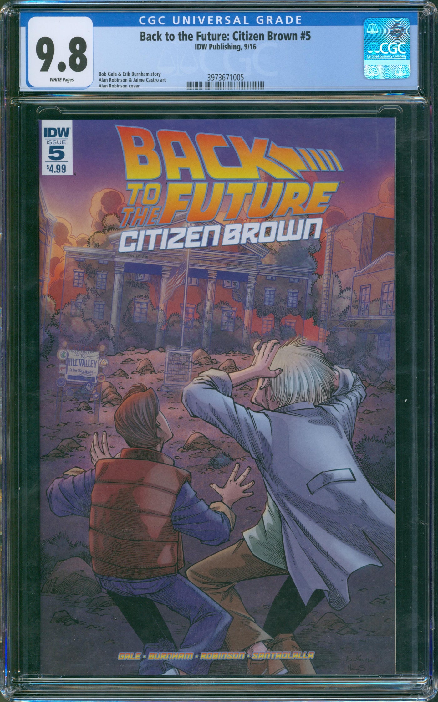Back to the future citizen brown #5 CGC 9.8
