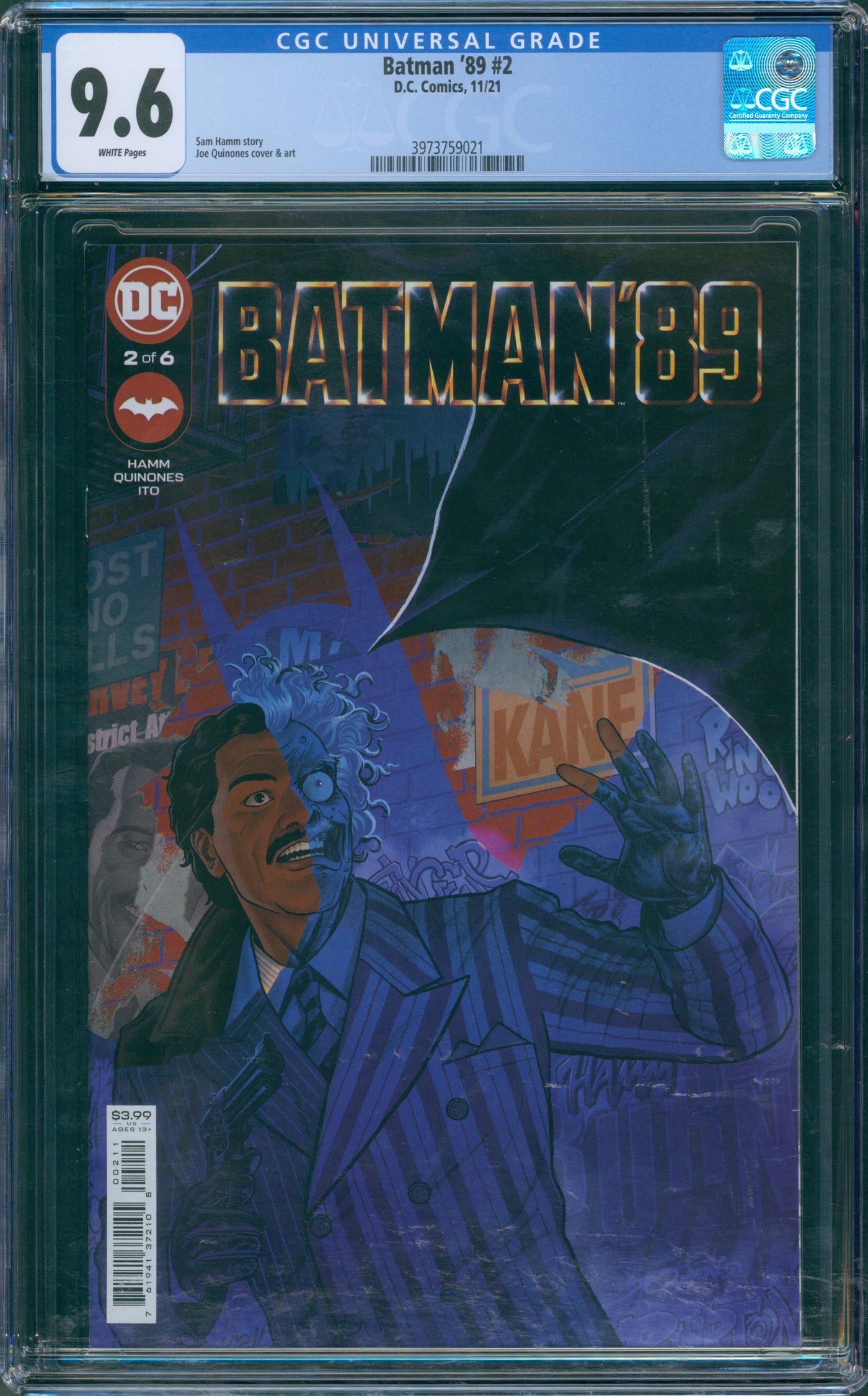 Batman '89 #2 CGC 9.6