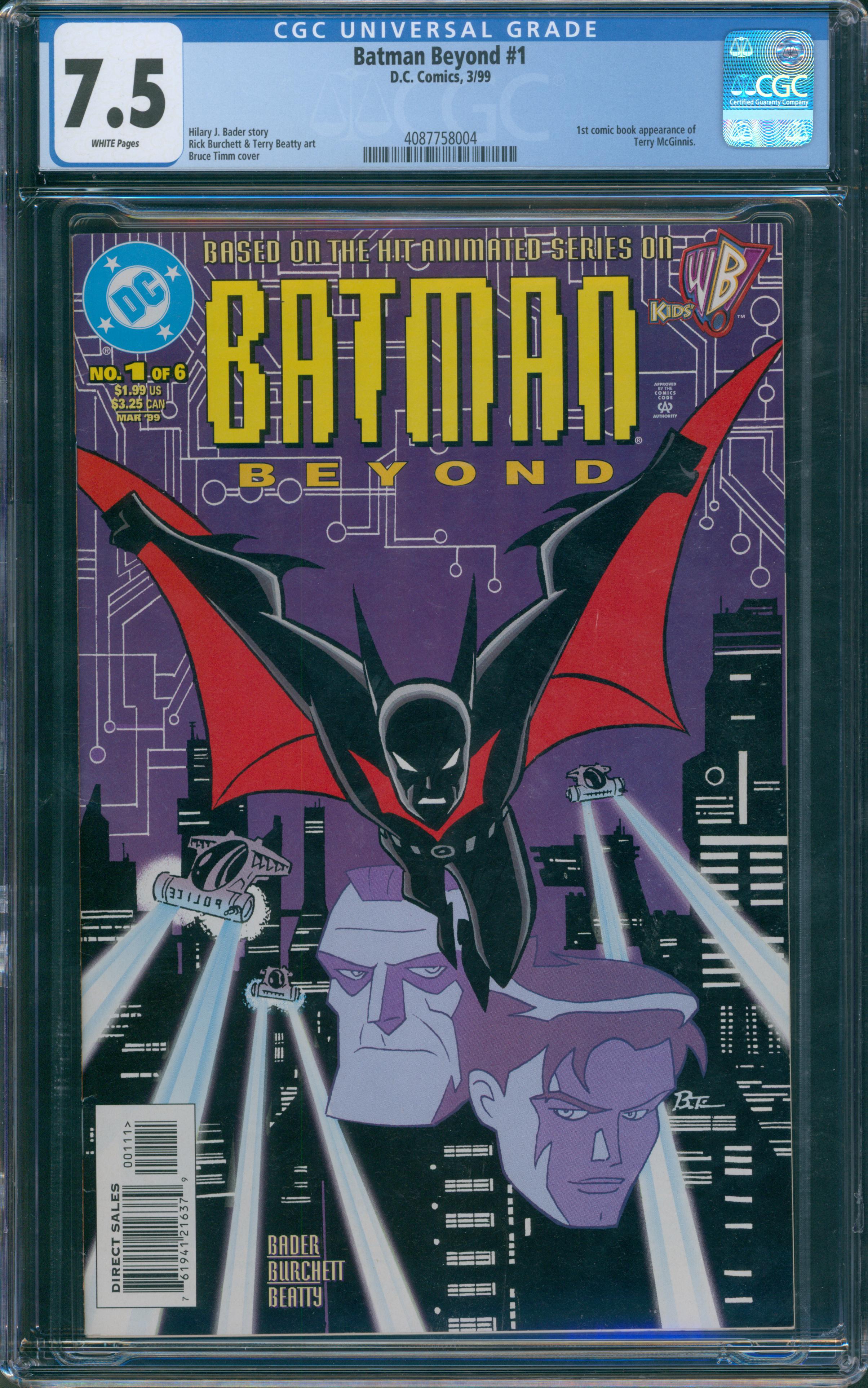 Batman Beyond #1 CGC 7.5
