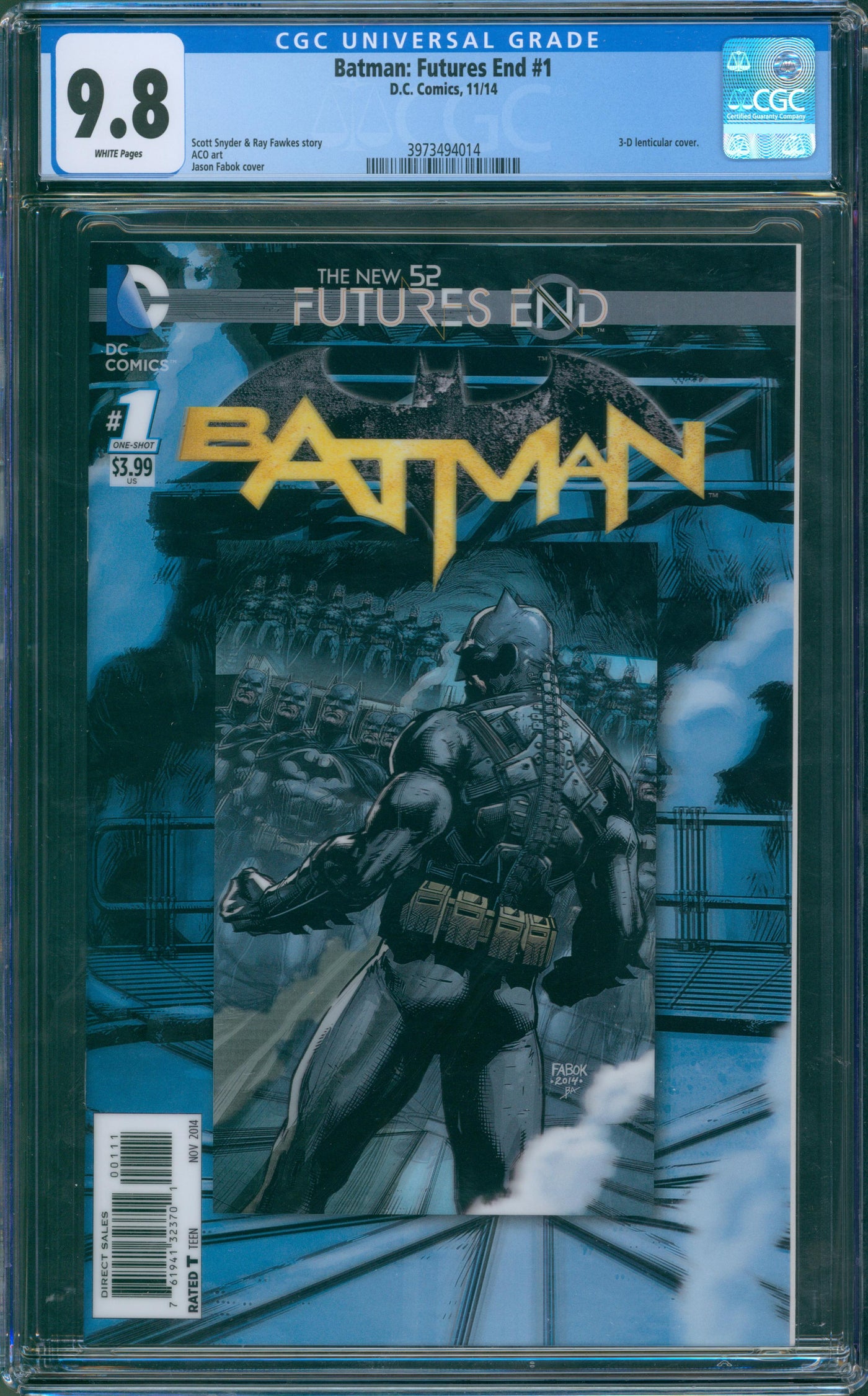 Batman: Futures End #1 CGC 9.8