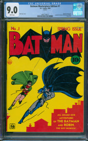 Batman Masterpiece Edition #1 CGC 9.0