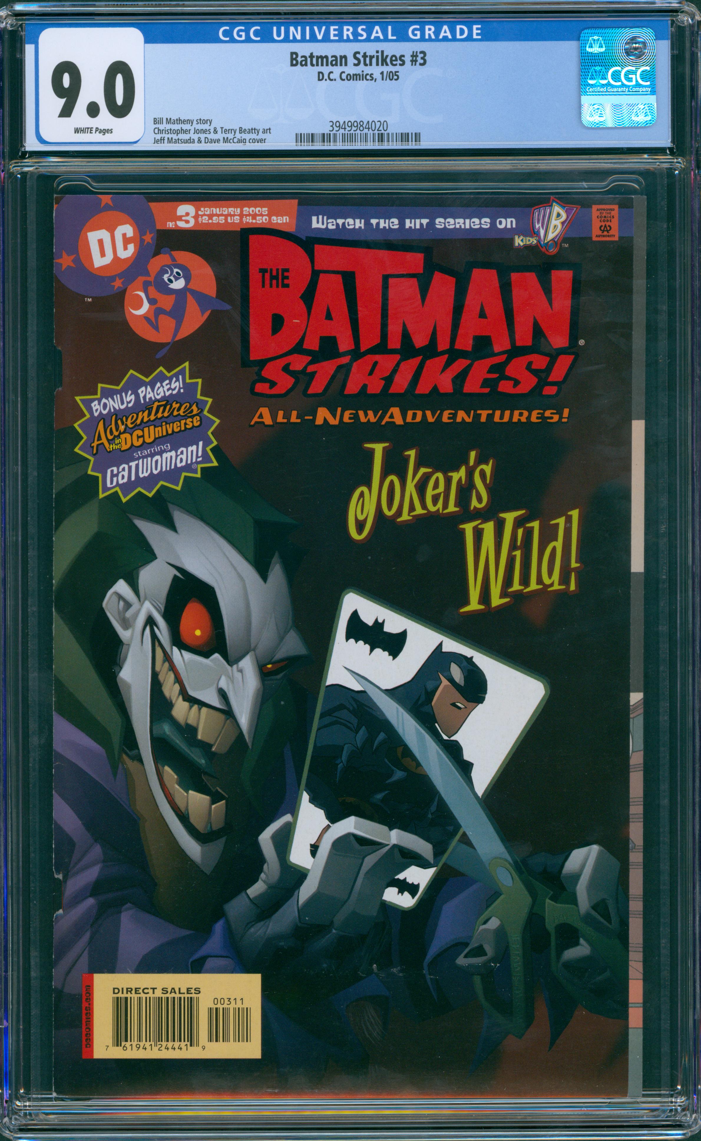 Batman Strikes #3 CGC 9.0