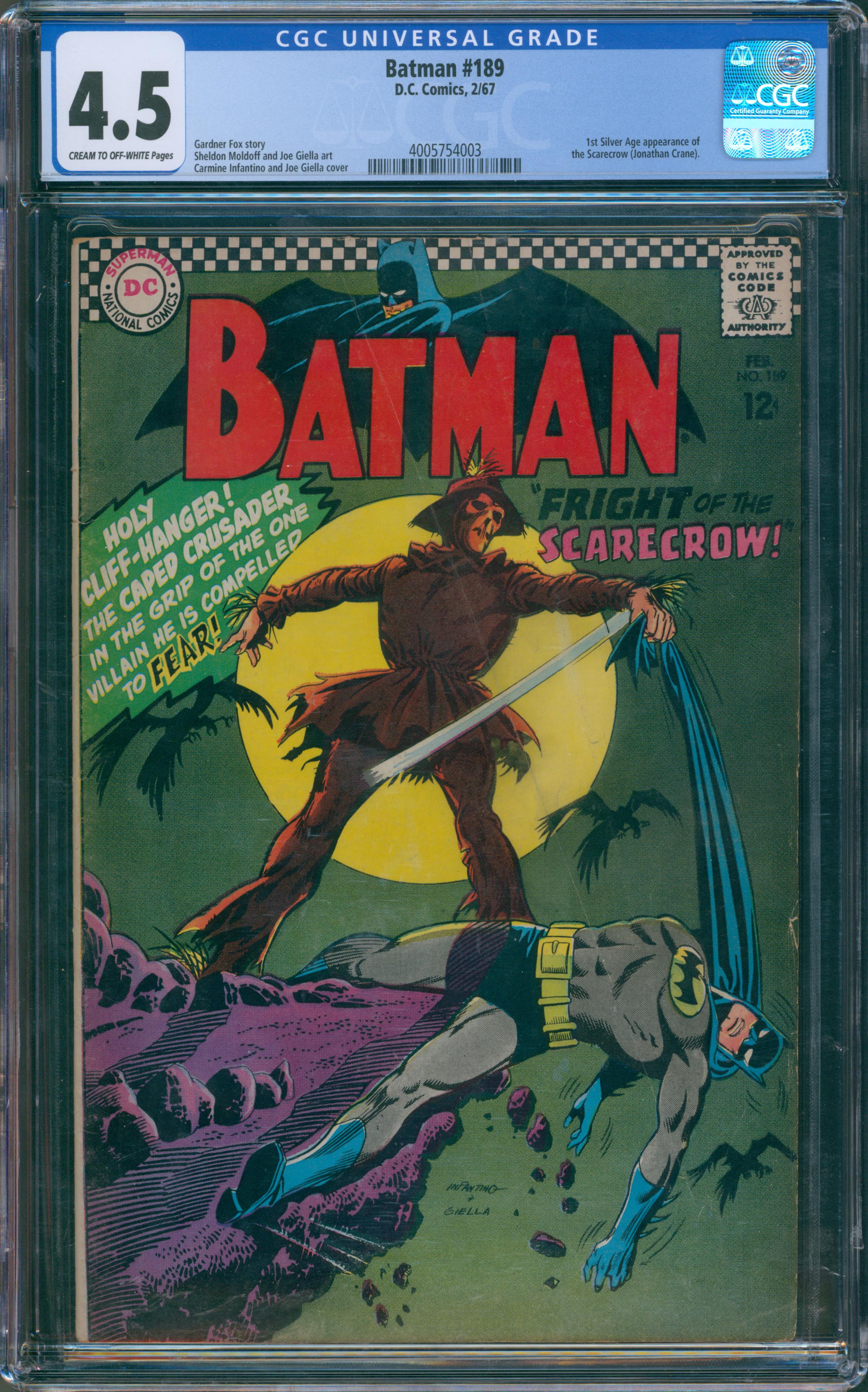 Batman #189 CGC 4.5