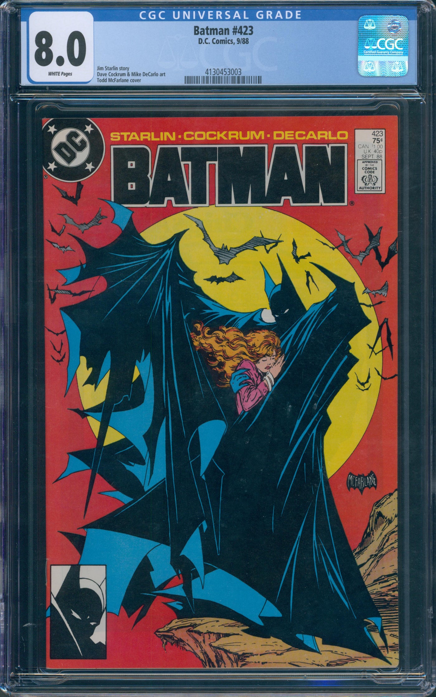 Batman #423 CGC 8.0