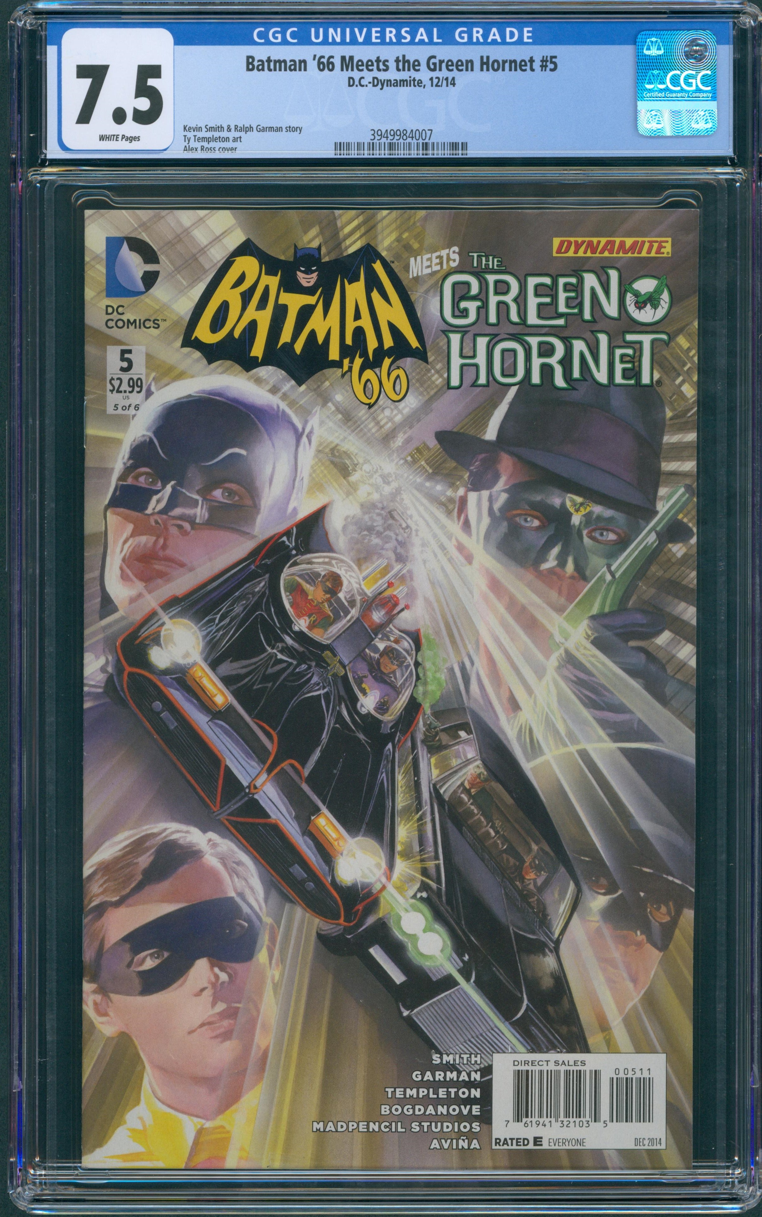 Batman '66 Meets the Green Hornet #5 CGC 7.5