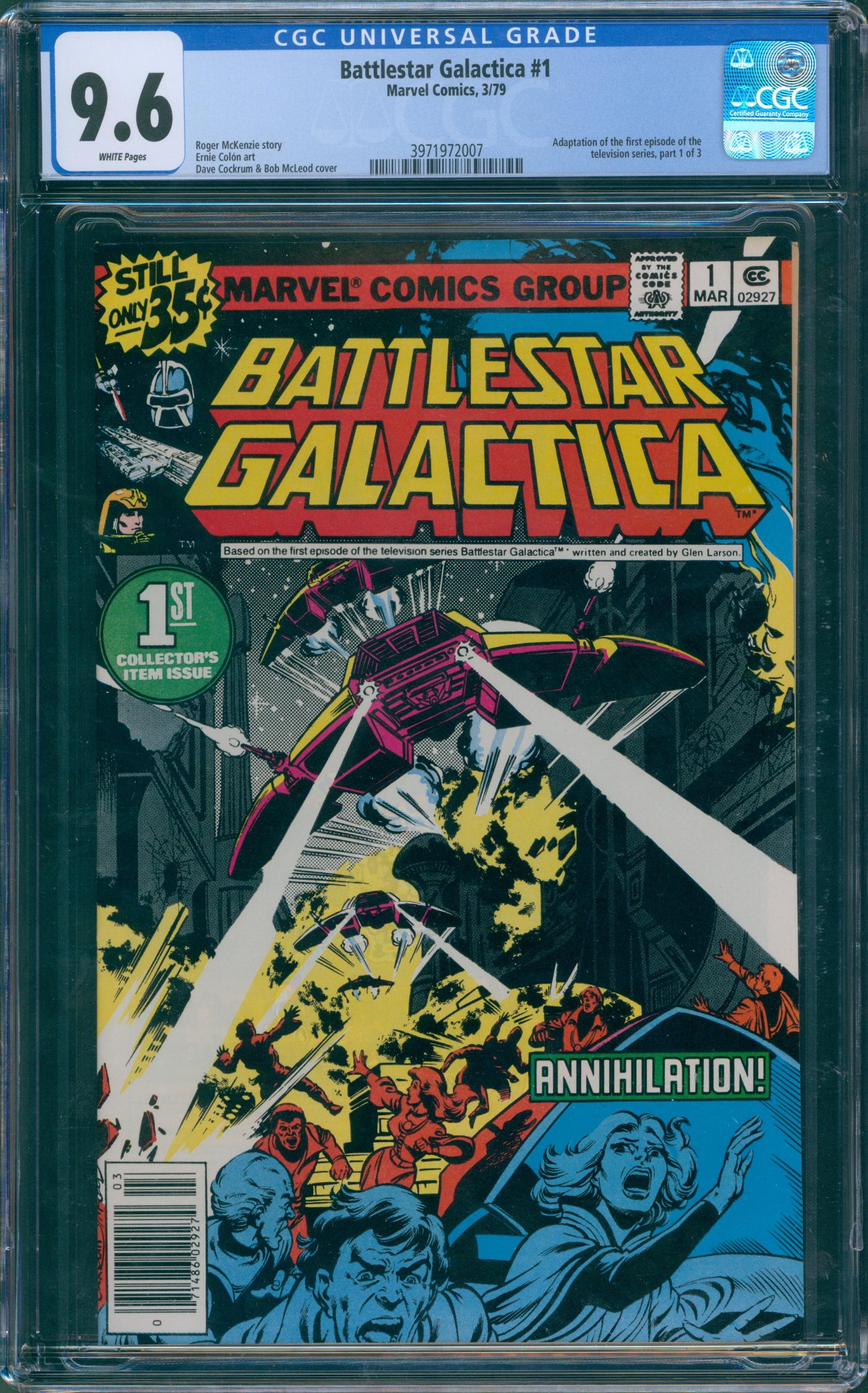 Battlestar Galactica #1 CGC 9.6