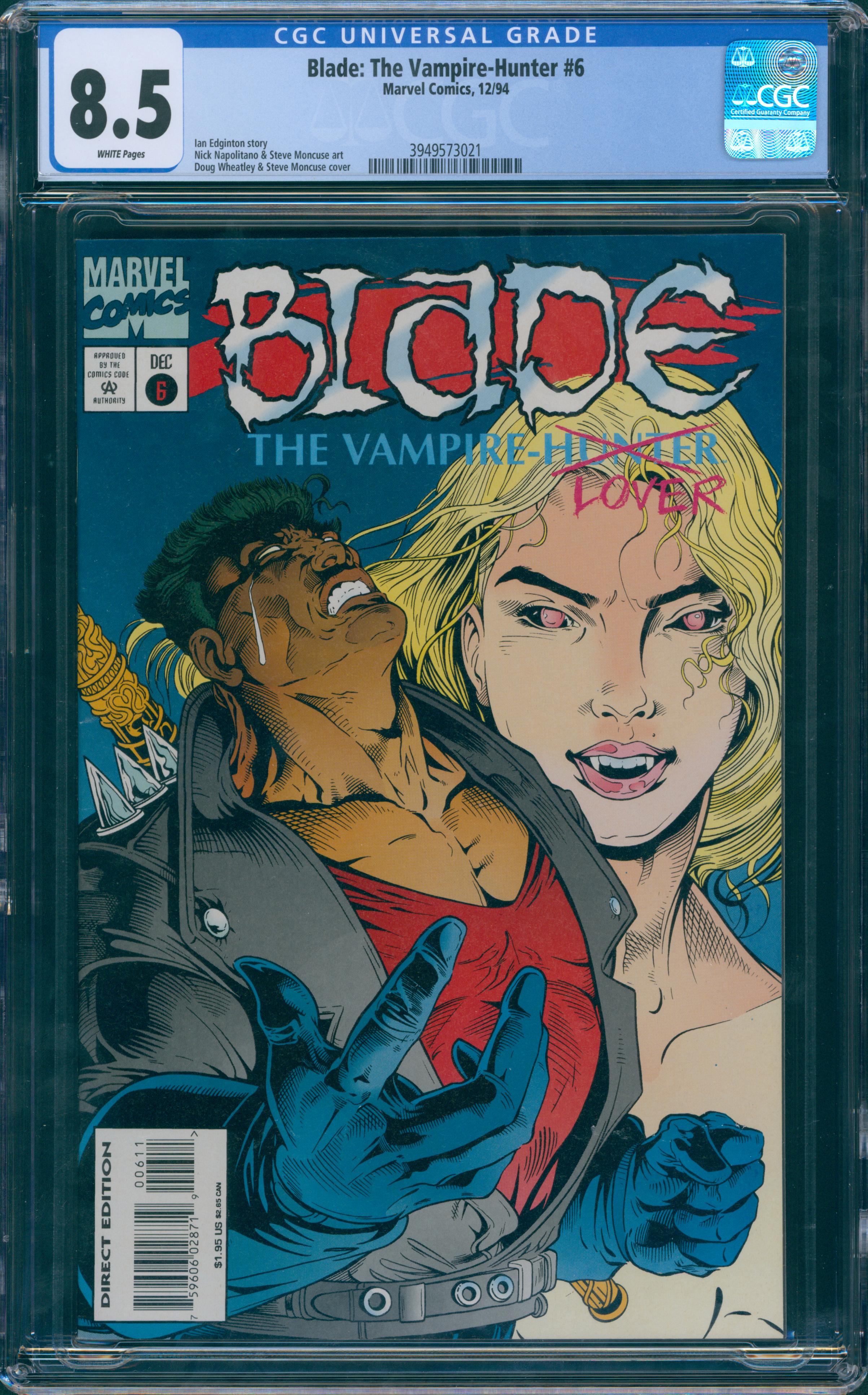 Blade The Vampire Hunter 6 CGC 8 5 The Graded Gallery Blade the vampire hunter 6 cgc 8 5 the graded gallery