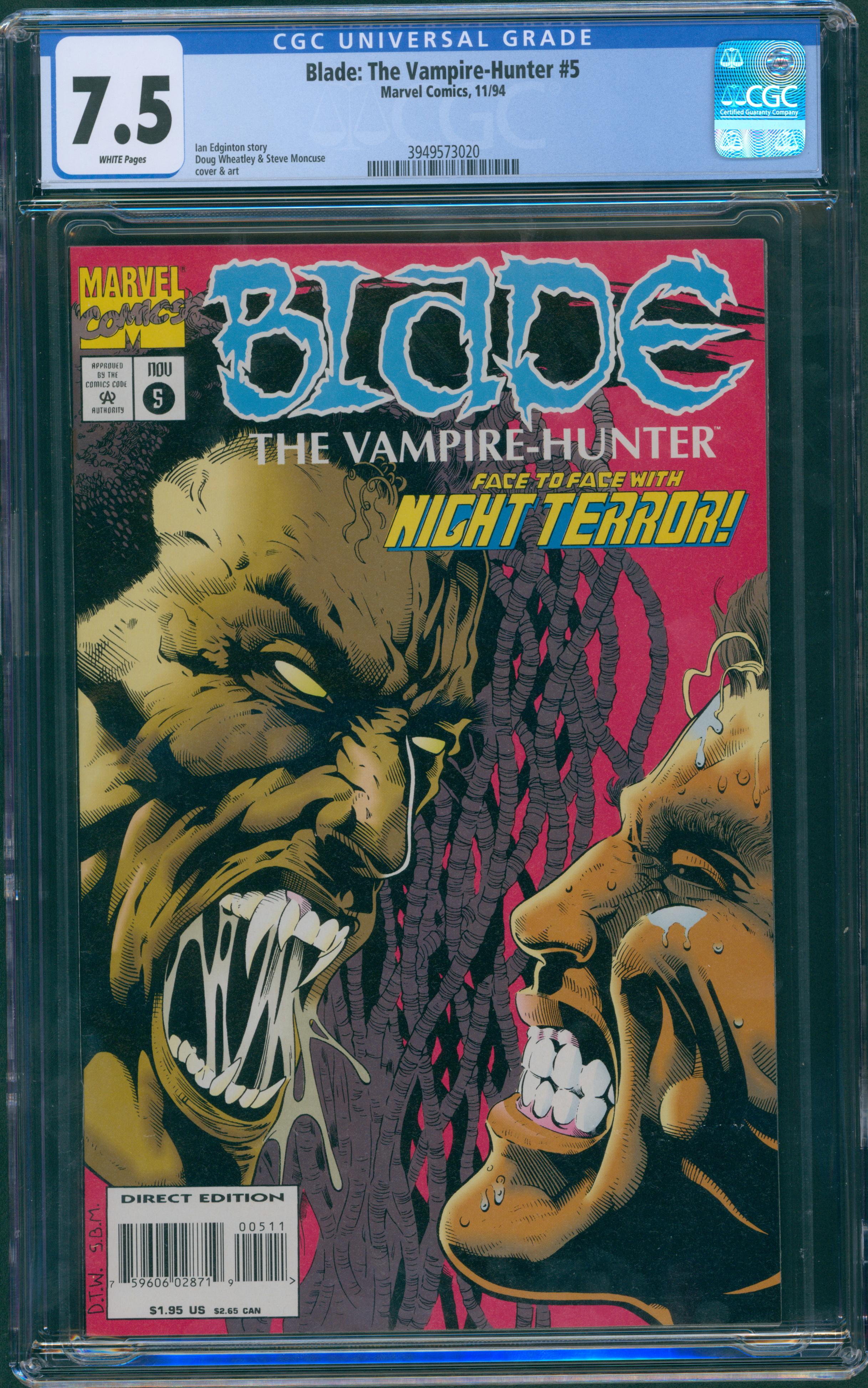 Blade: The Vampire-Hunter #5 CGC 7.5
