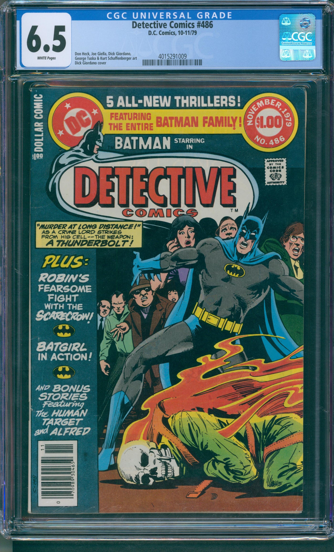 Detective Comics #486 CGC 6.5