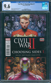 Civil War II: Choosing Sides #1 CGC 9.6
