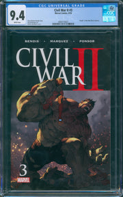 Civil War II #3 CGC 9.4