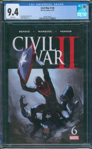Civil War II #6 CGC 9.4