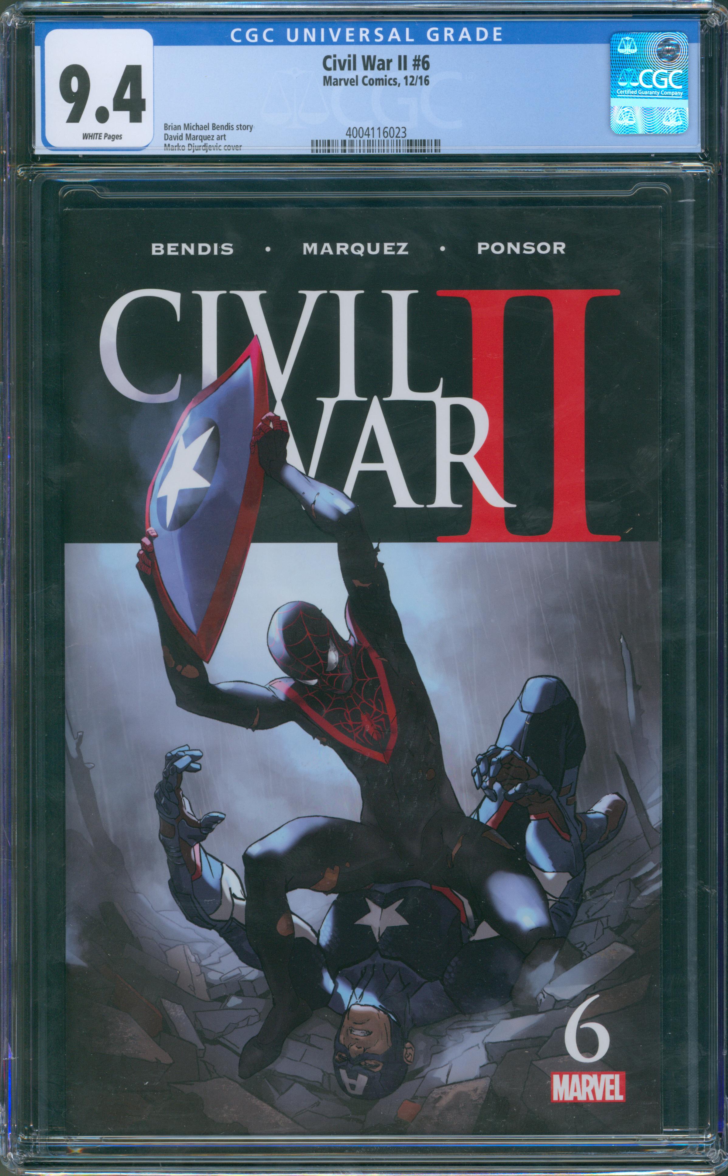Civil War II #6 CGC 9.4