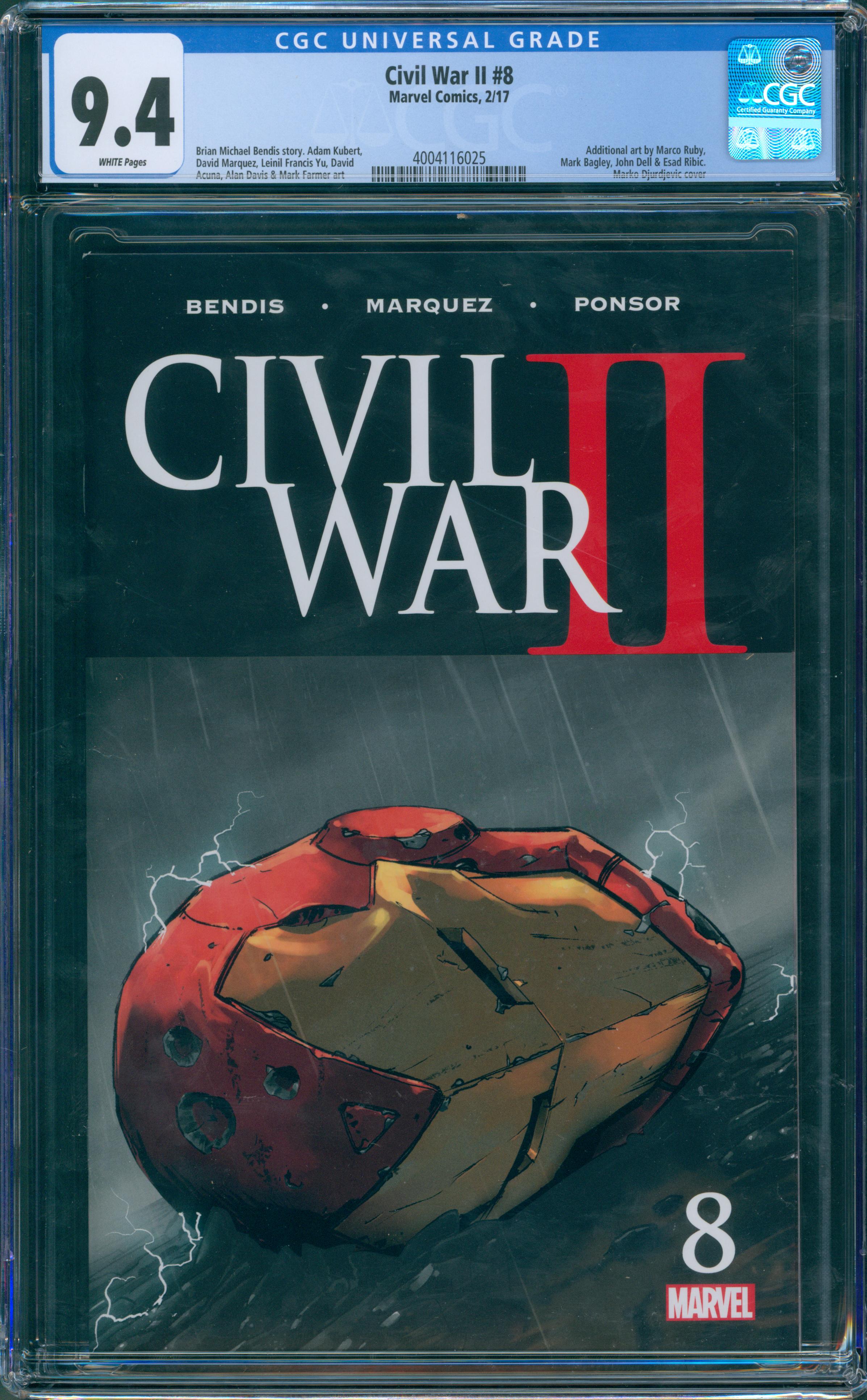 Civil War II #8 CGC 9.4