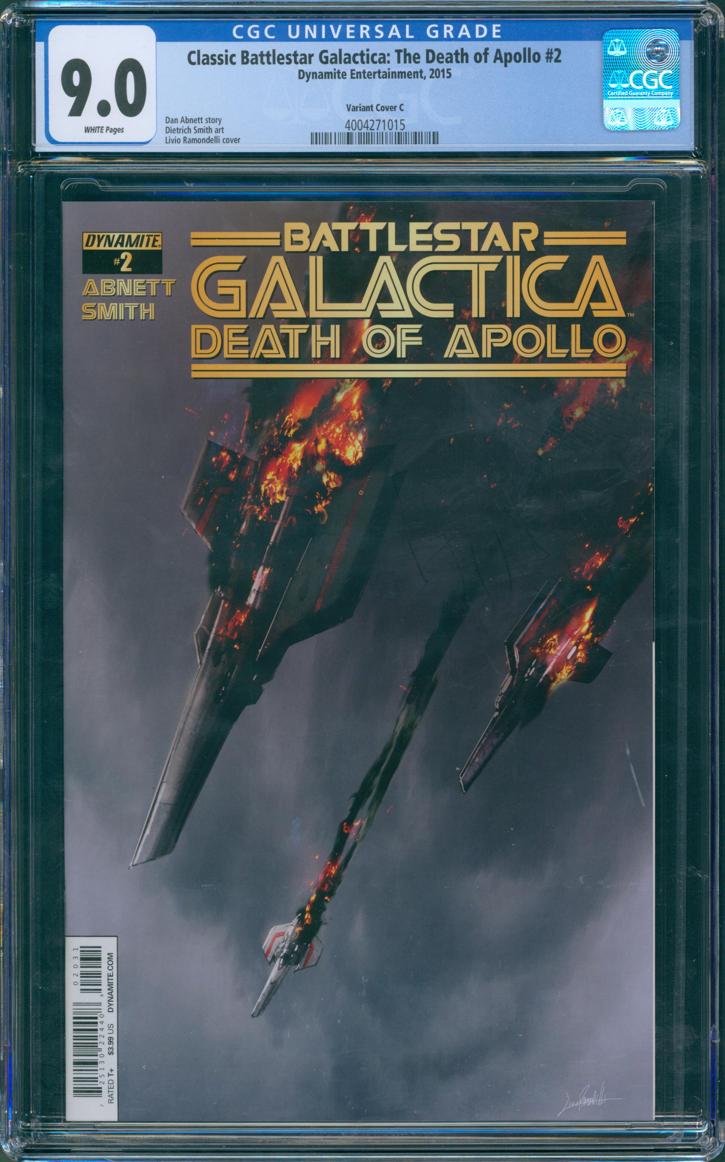 Classic Battlestar Galactica: The Death of Apollo #2 CGC 9.0