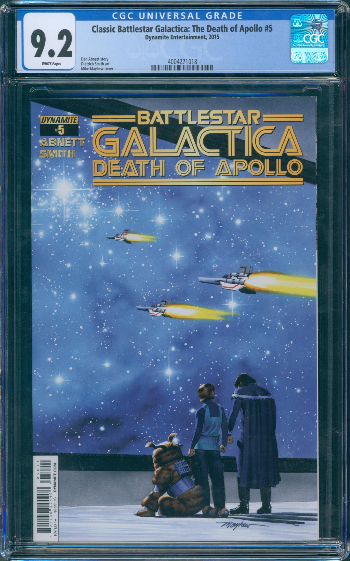 Classic battlestar Galactica The death of Apollo #5 CGC