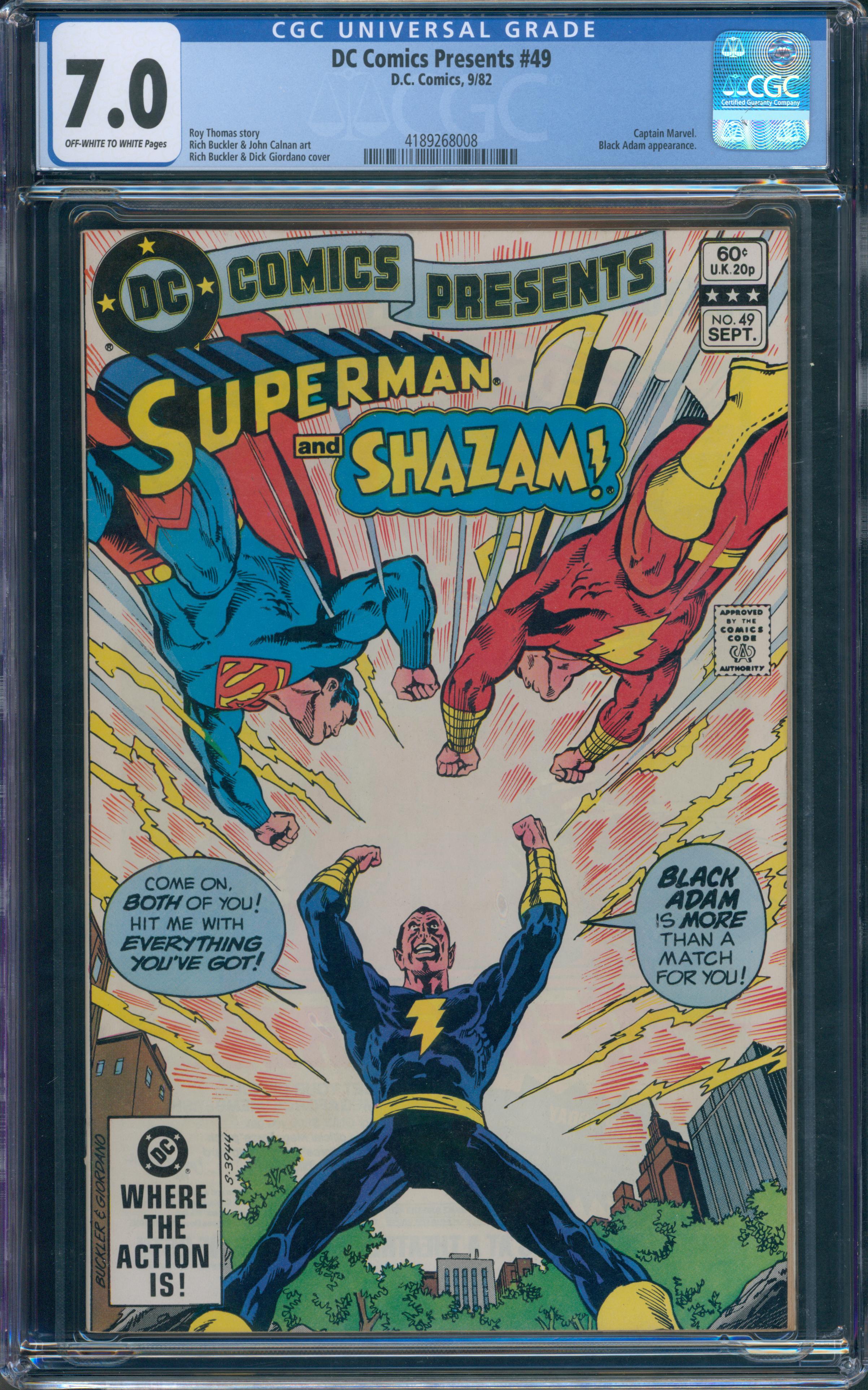 DC Comics Presents #49 CGC 7.0