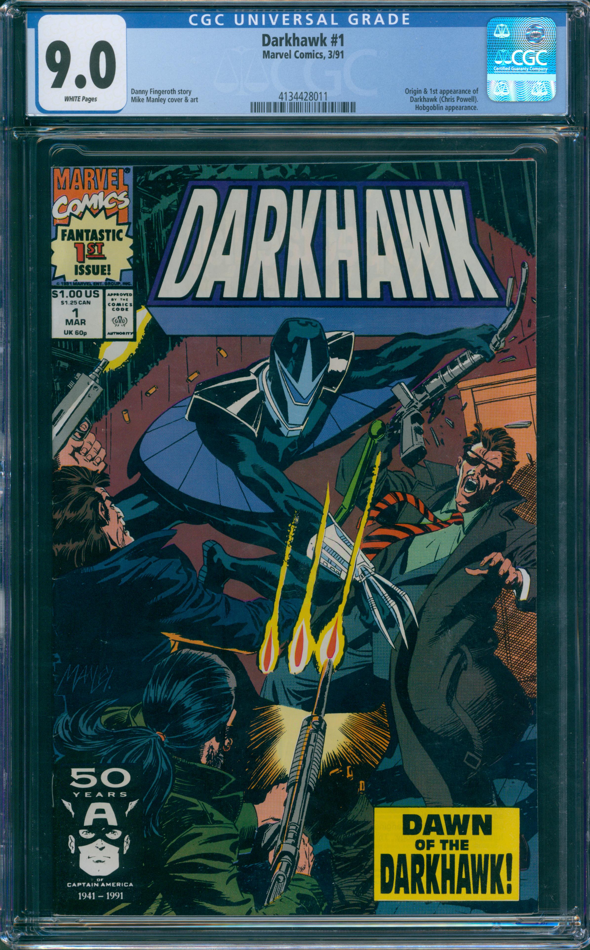 Darkhawk #1 CGC 9.0