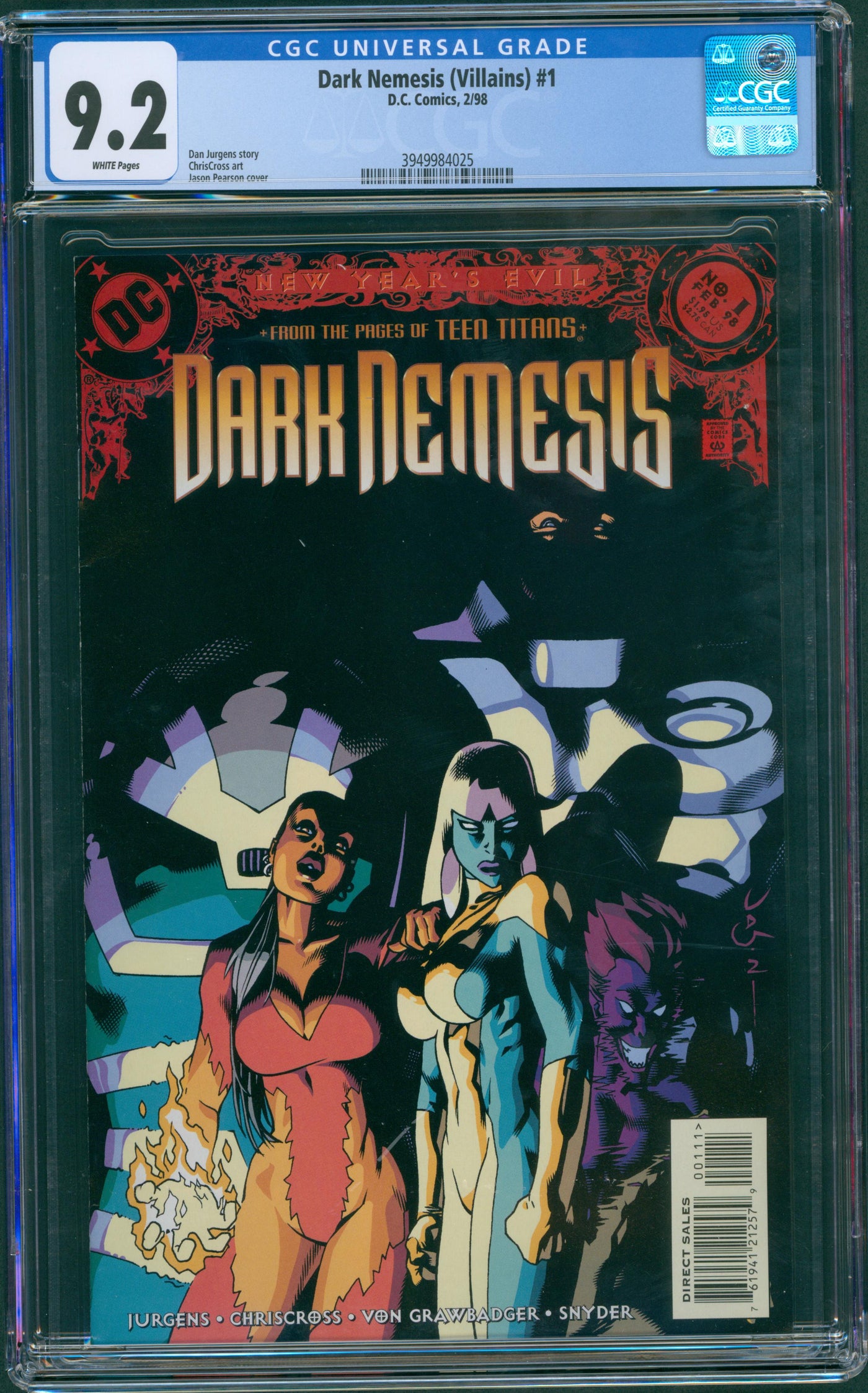 Dark nemesis (Villains) #1 CGC 9.2