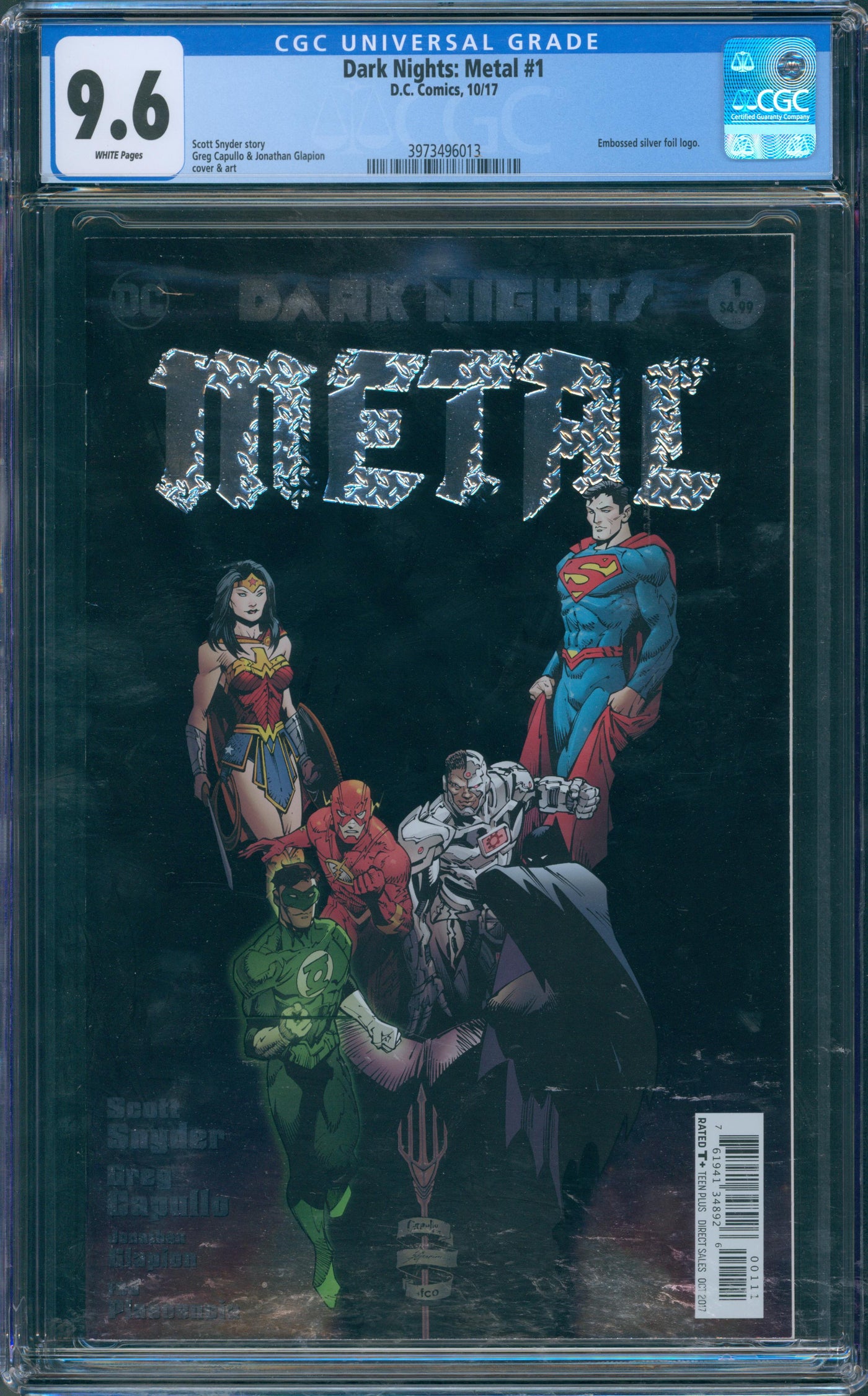 Dark nights Metal #1 CGC 9.6