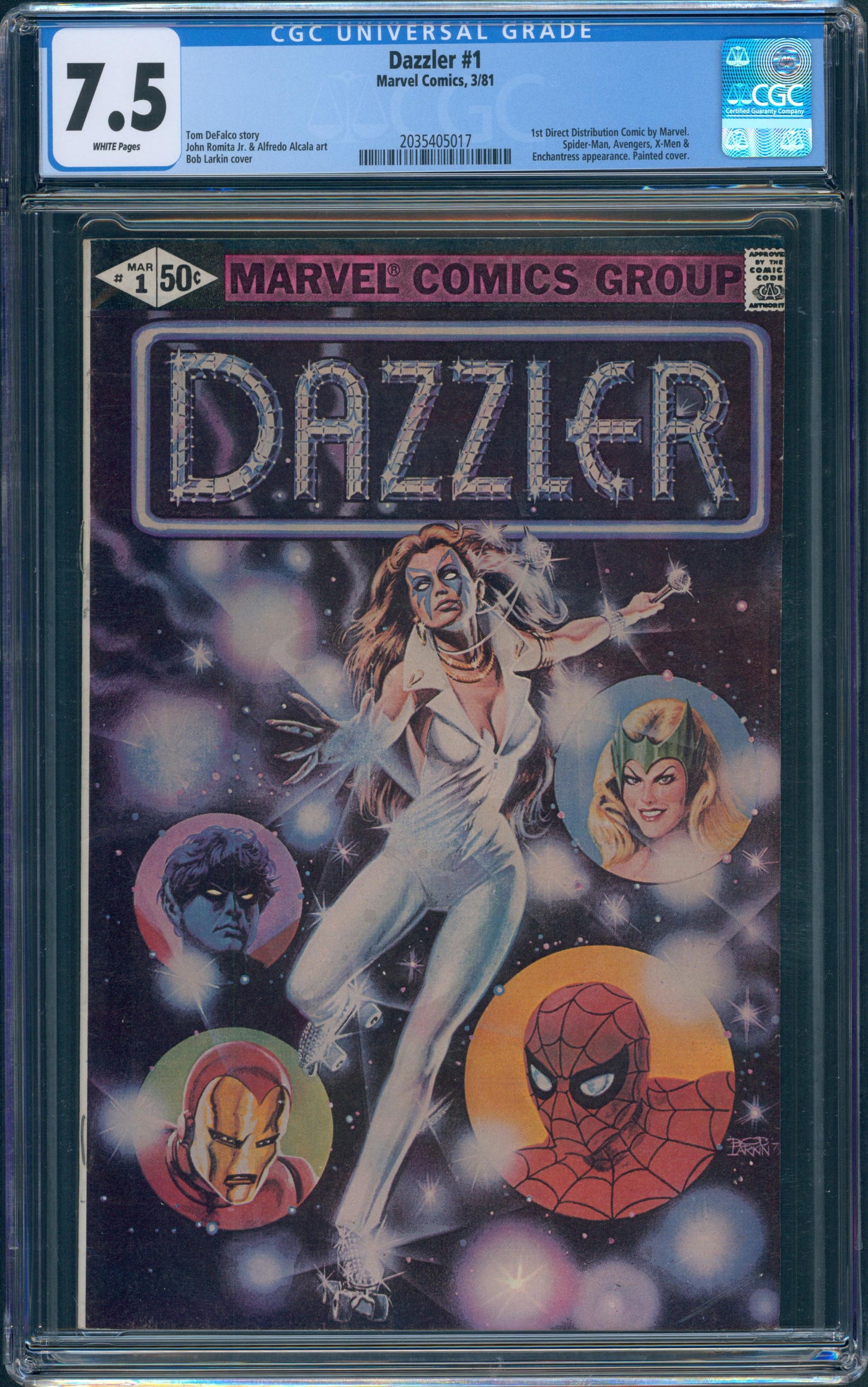 Dazzler #1 1981 CGC 7.5