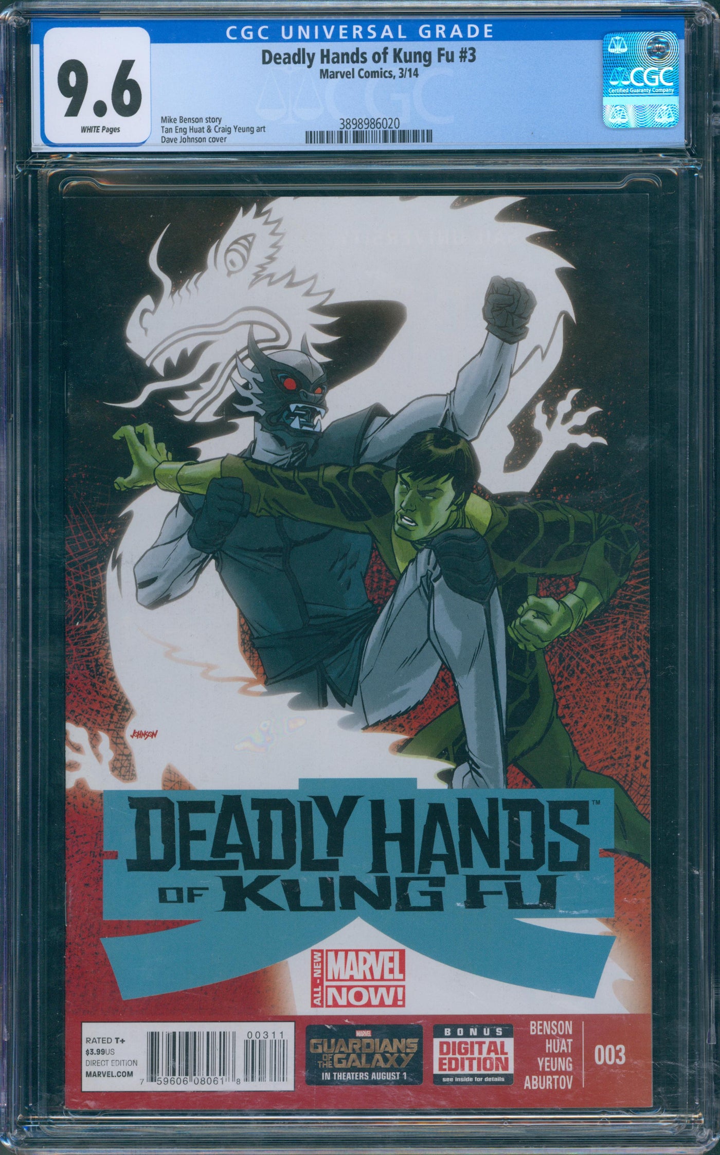 Deadly Hands of Kung Fu #3 CGC 9.6