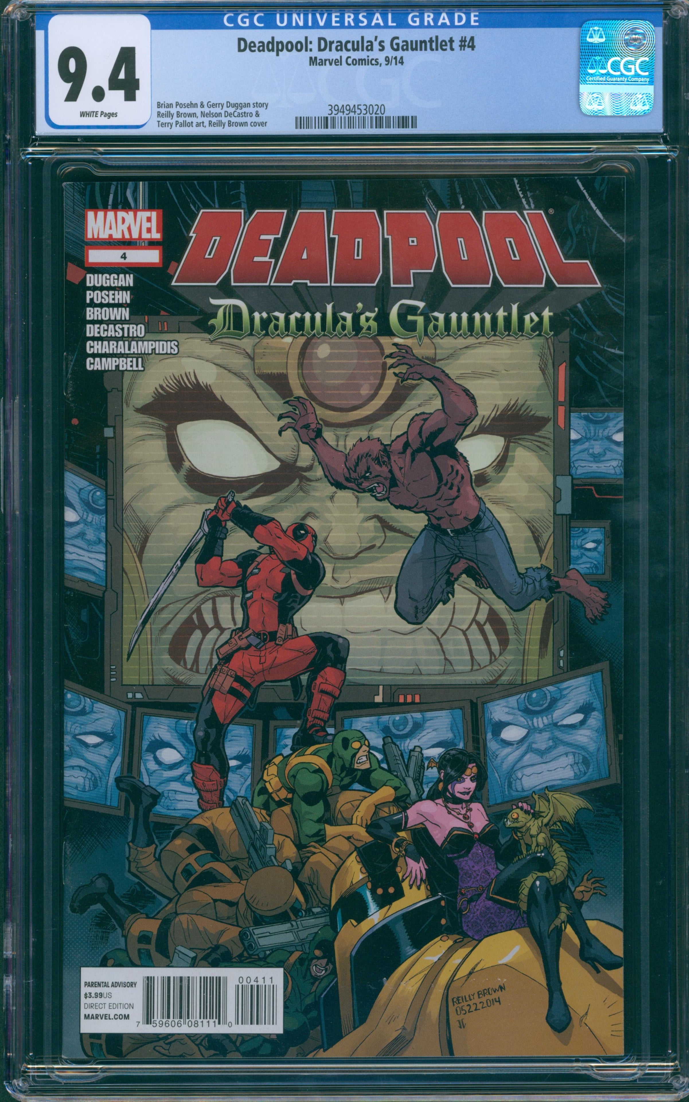 Deadpool: Dracula's Gauntlet #4 CGC 9.4