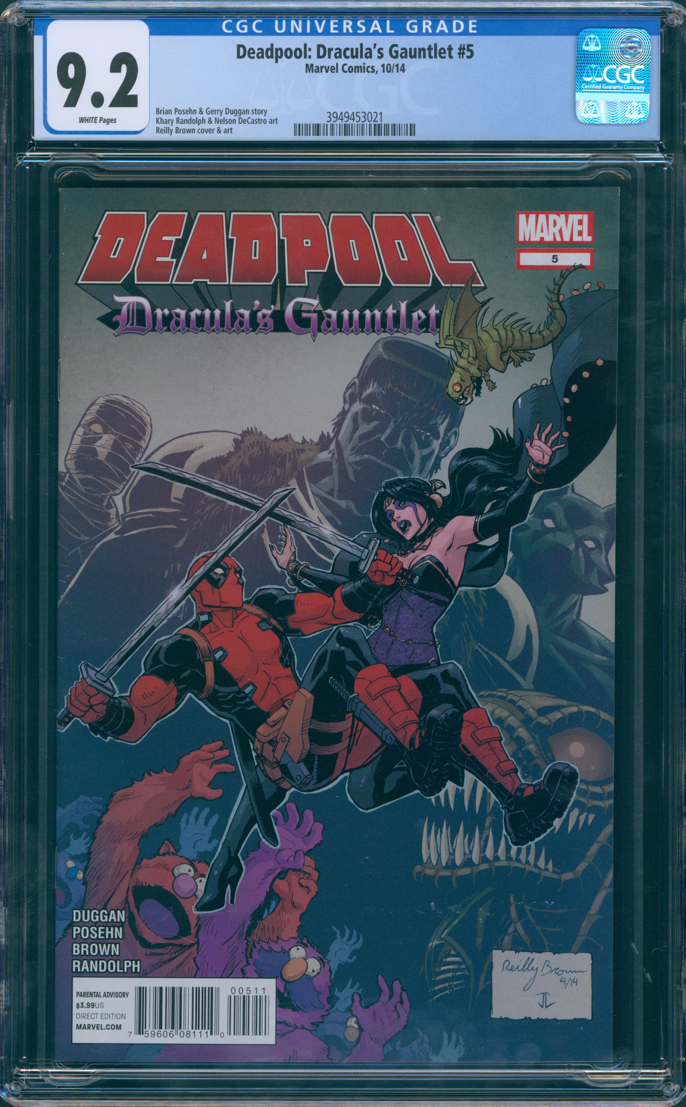 Deadpool: Dracula's Gauntlet #5 CGC 9.2