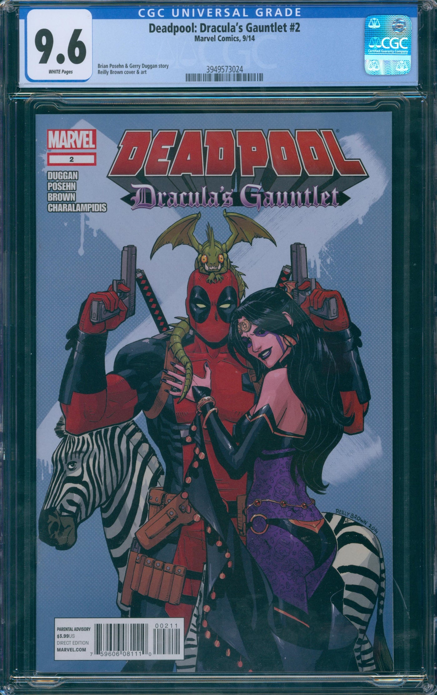 Deadpool Dracula's gauntlet #2 CGC 9.6