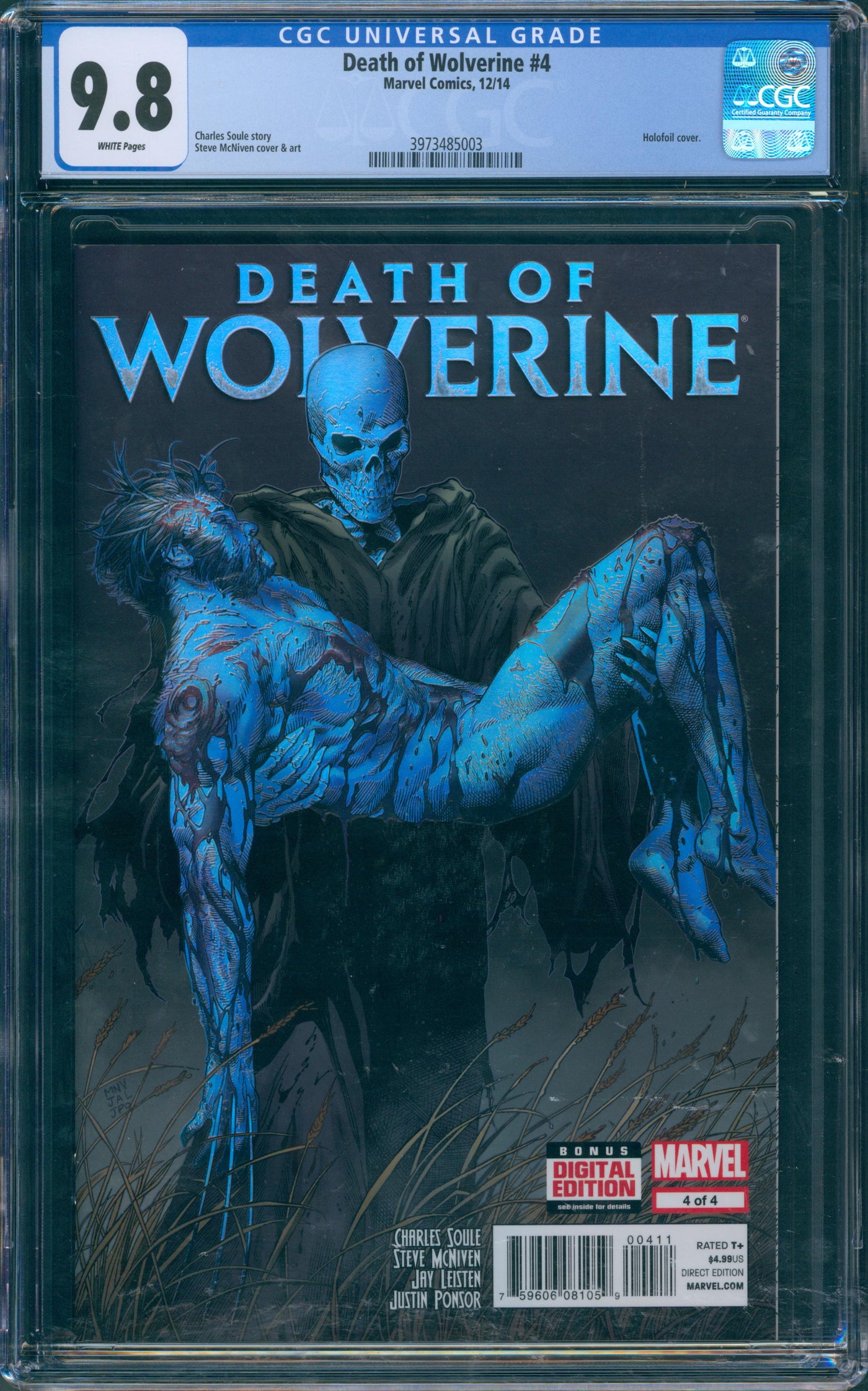 Death of Wolverine #4 CGC 9.8