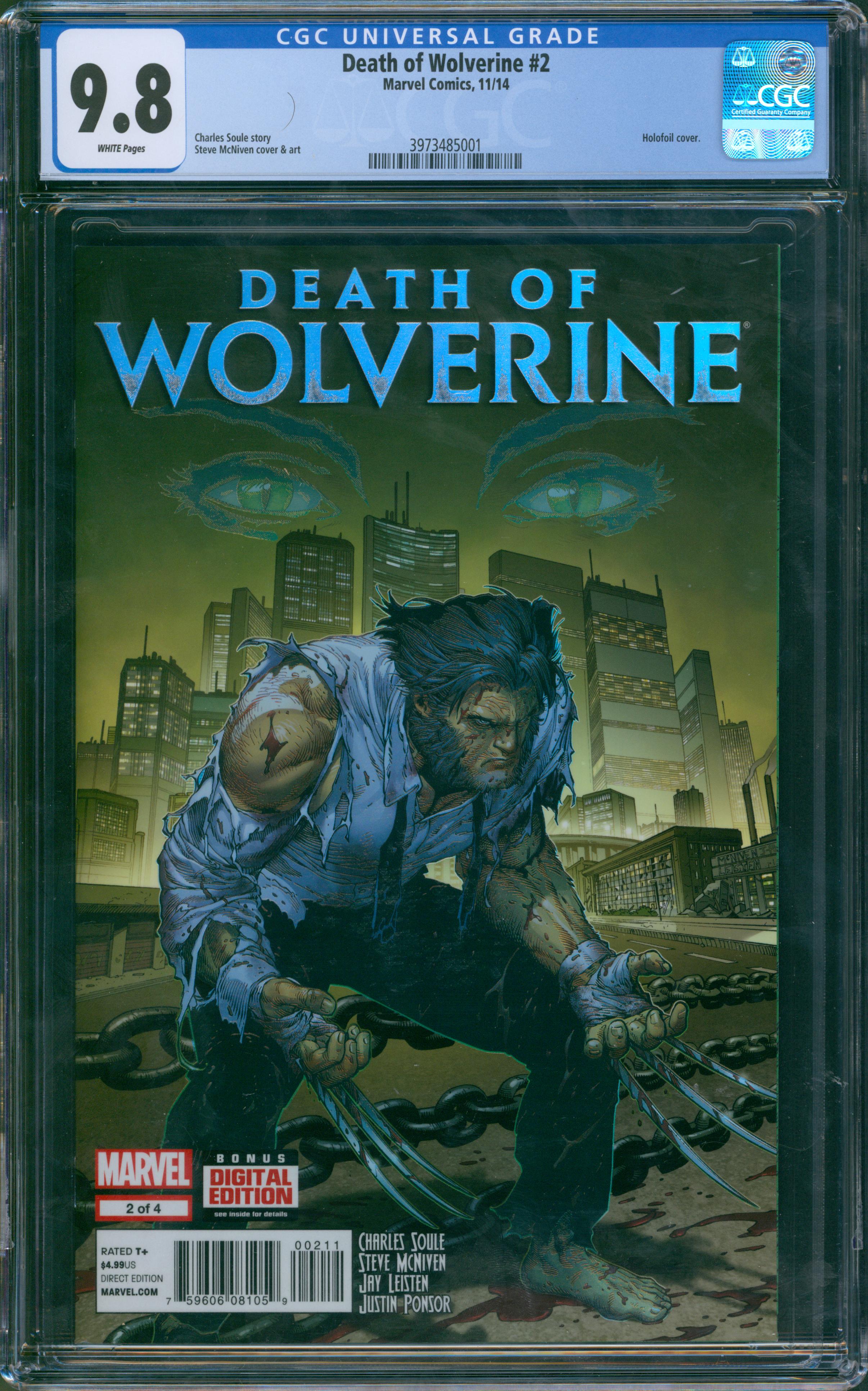 Death of Wolverine #2 CGC 9.8