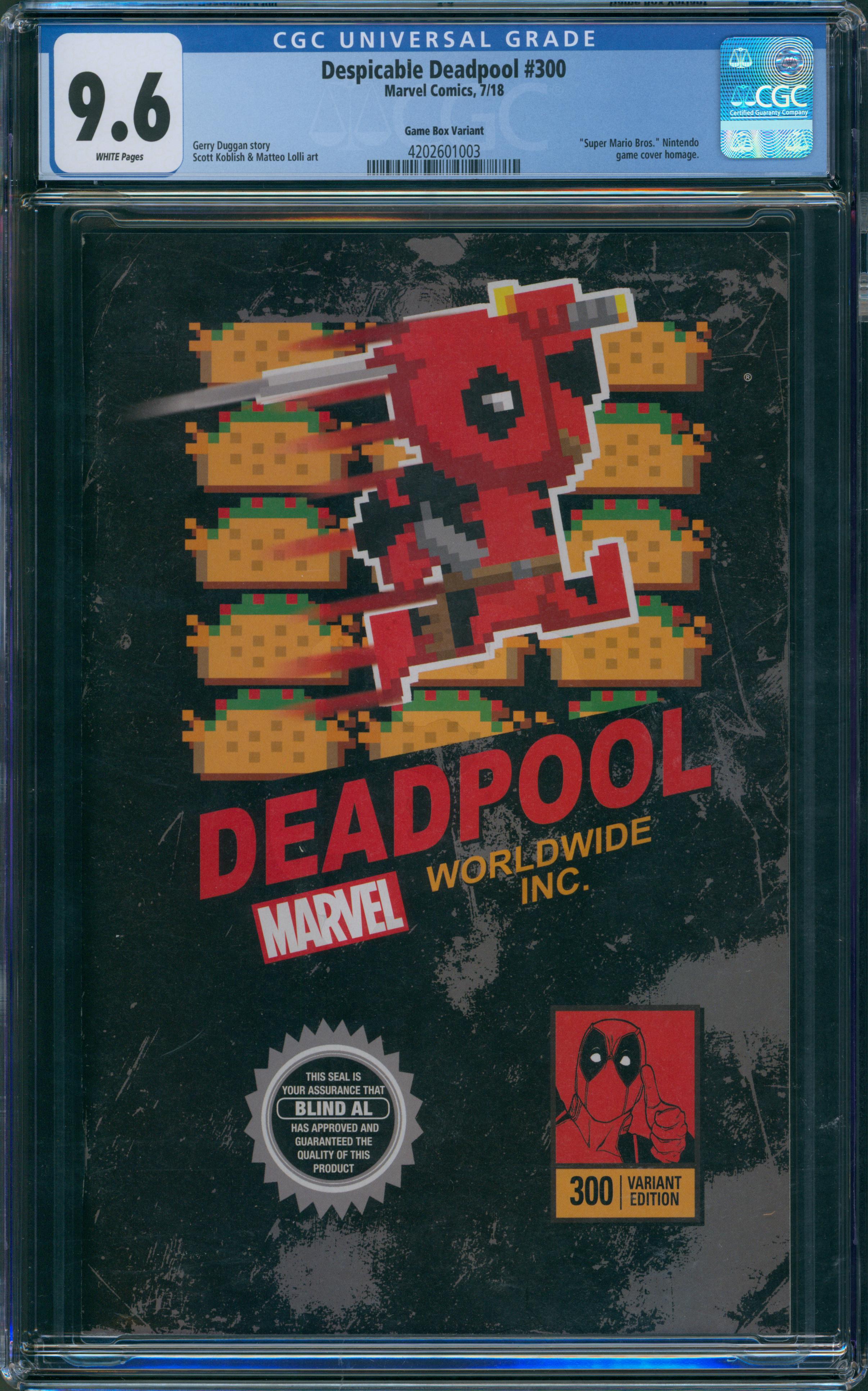 Despicable Deadpool #300 CGC 9.6