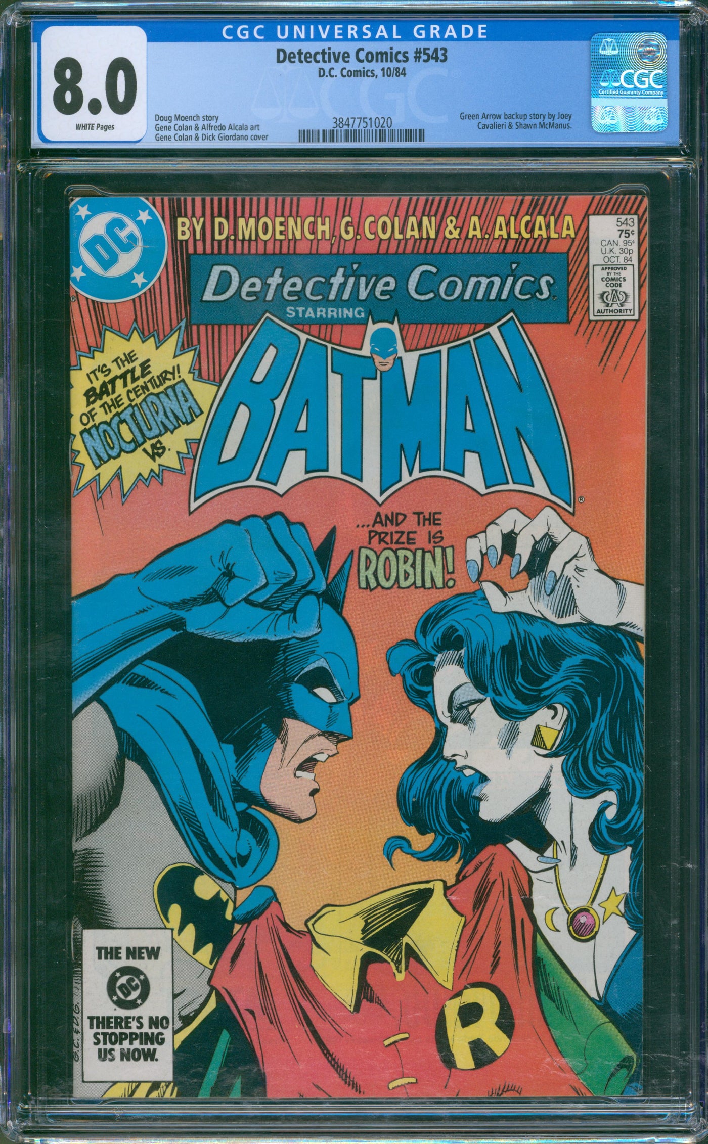 Detective Comics #543 CGC 8.0