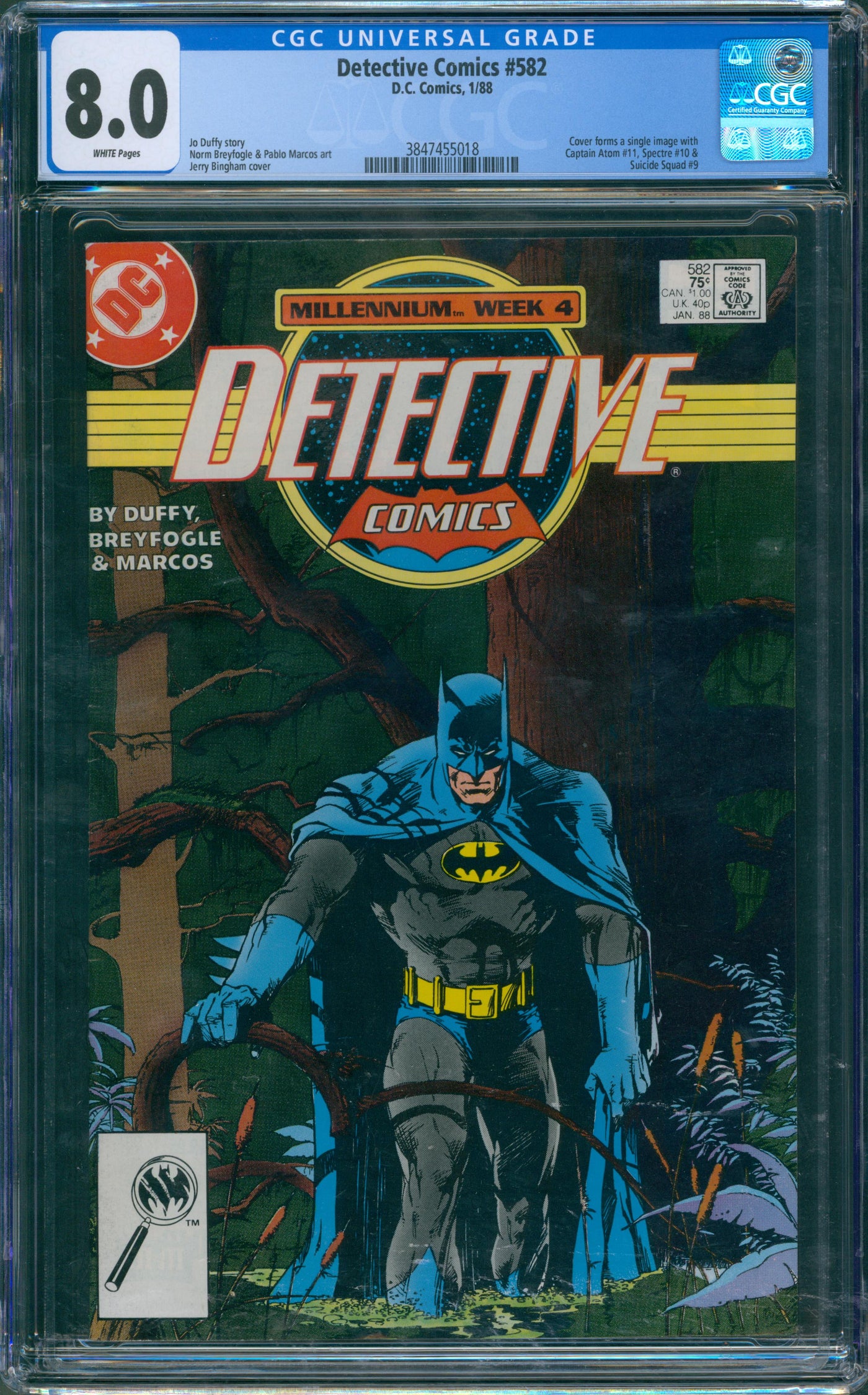 Detective Comics #582 CGC 8.0