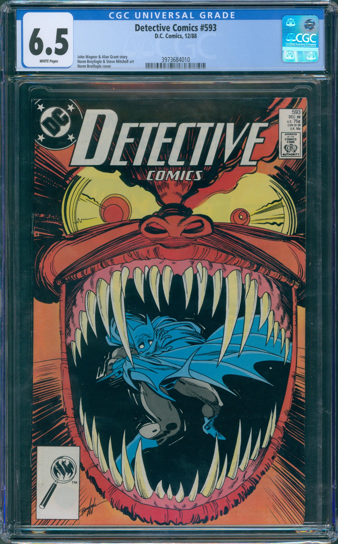 Detective comics #593 CGC 6.5