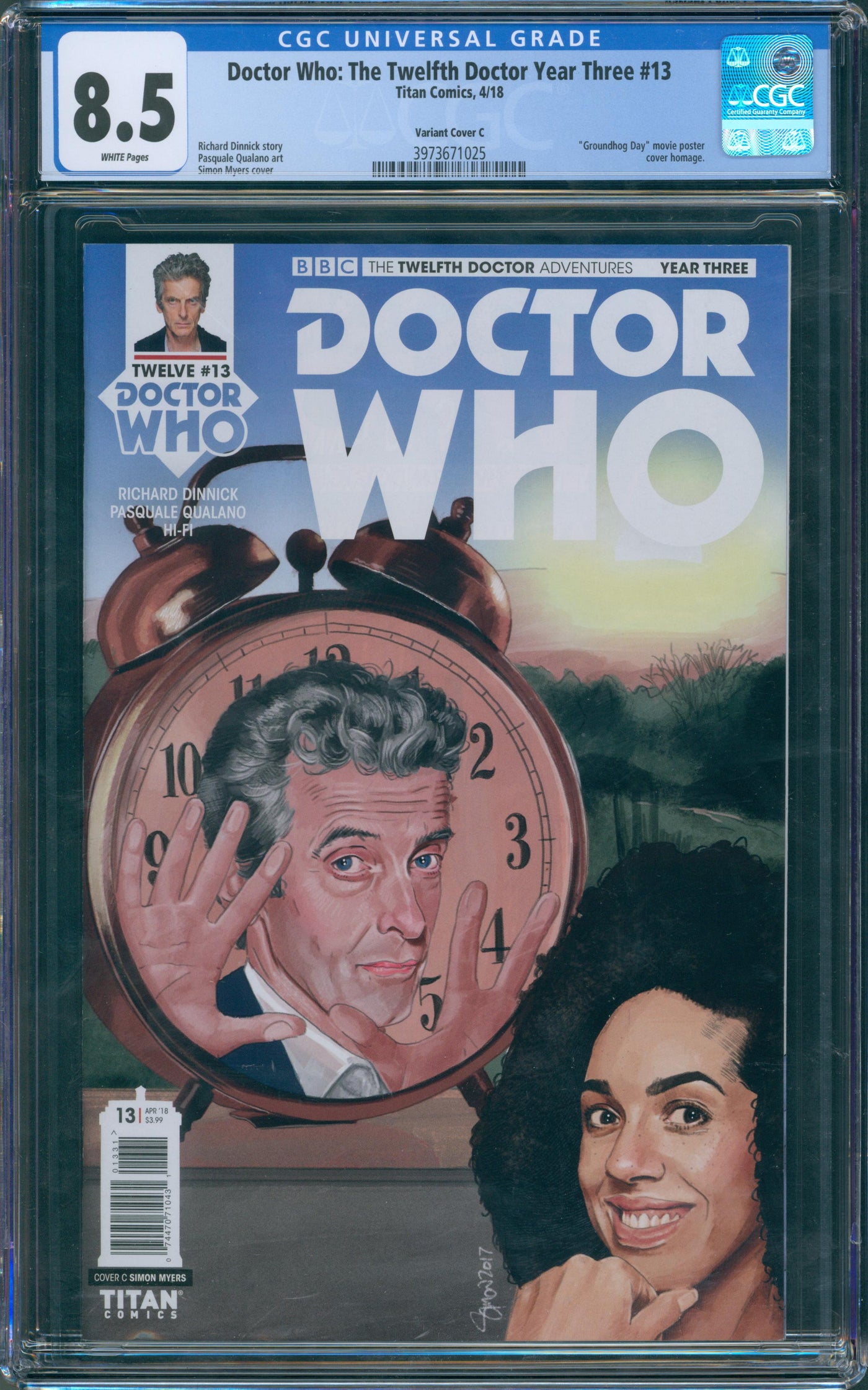 Doctor who: the twelfth doctor year three #13 CGC 8.5