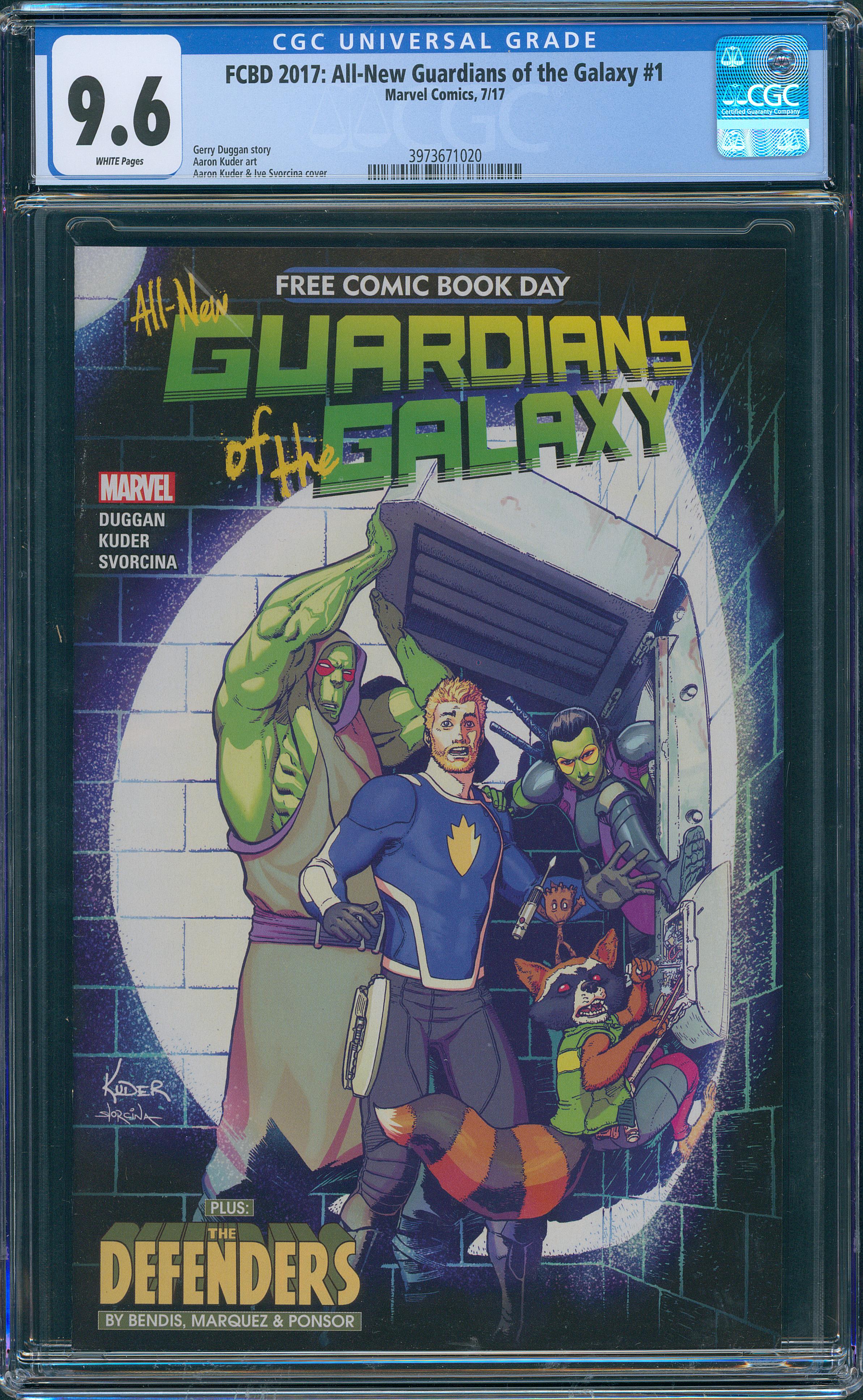 FCBD 2017 All-New Guardians of the Galaxy #1 CGC 9.6
