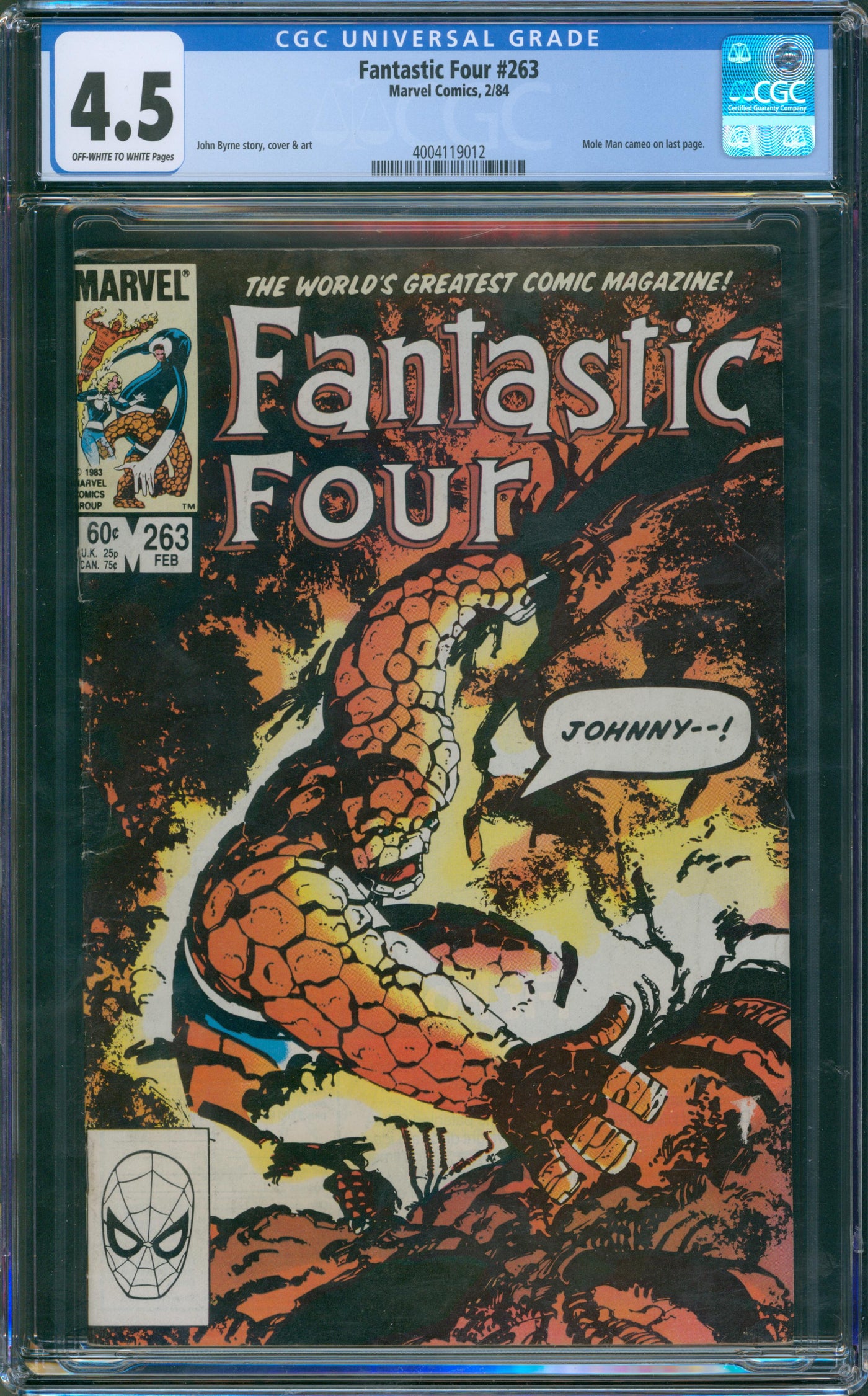 Fantastic Four #263 CGC 4.5