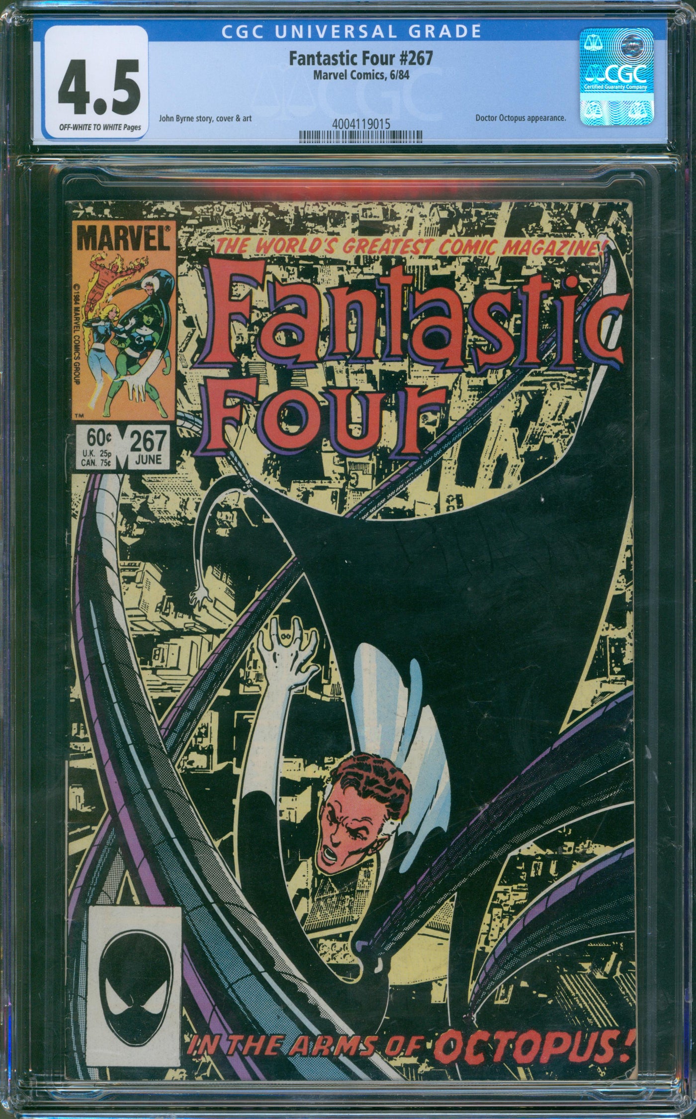 Fantastic Four #267 CGC 4.5