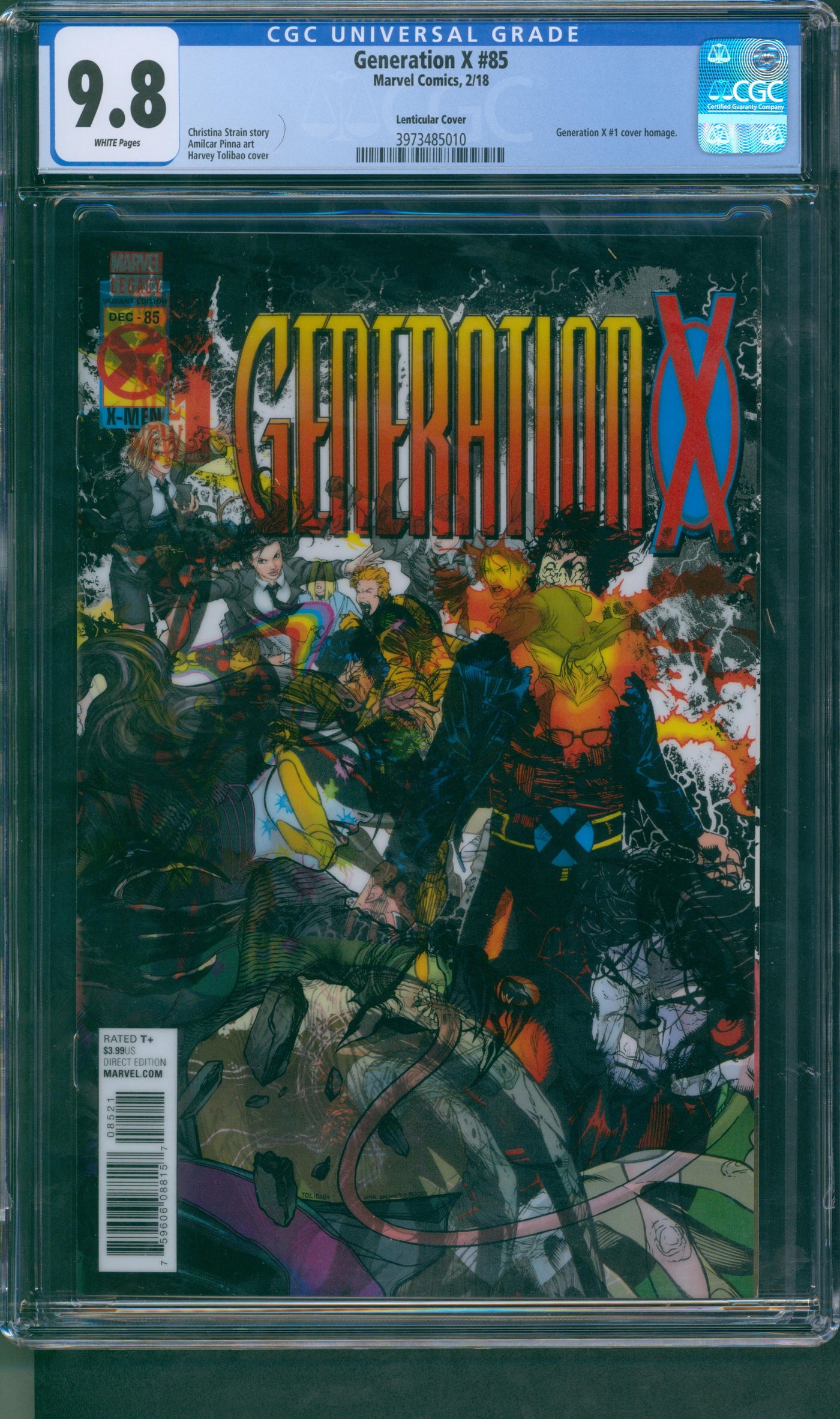 Generation x #85 CGC 9.8