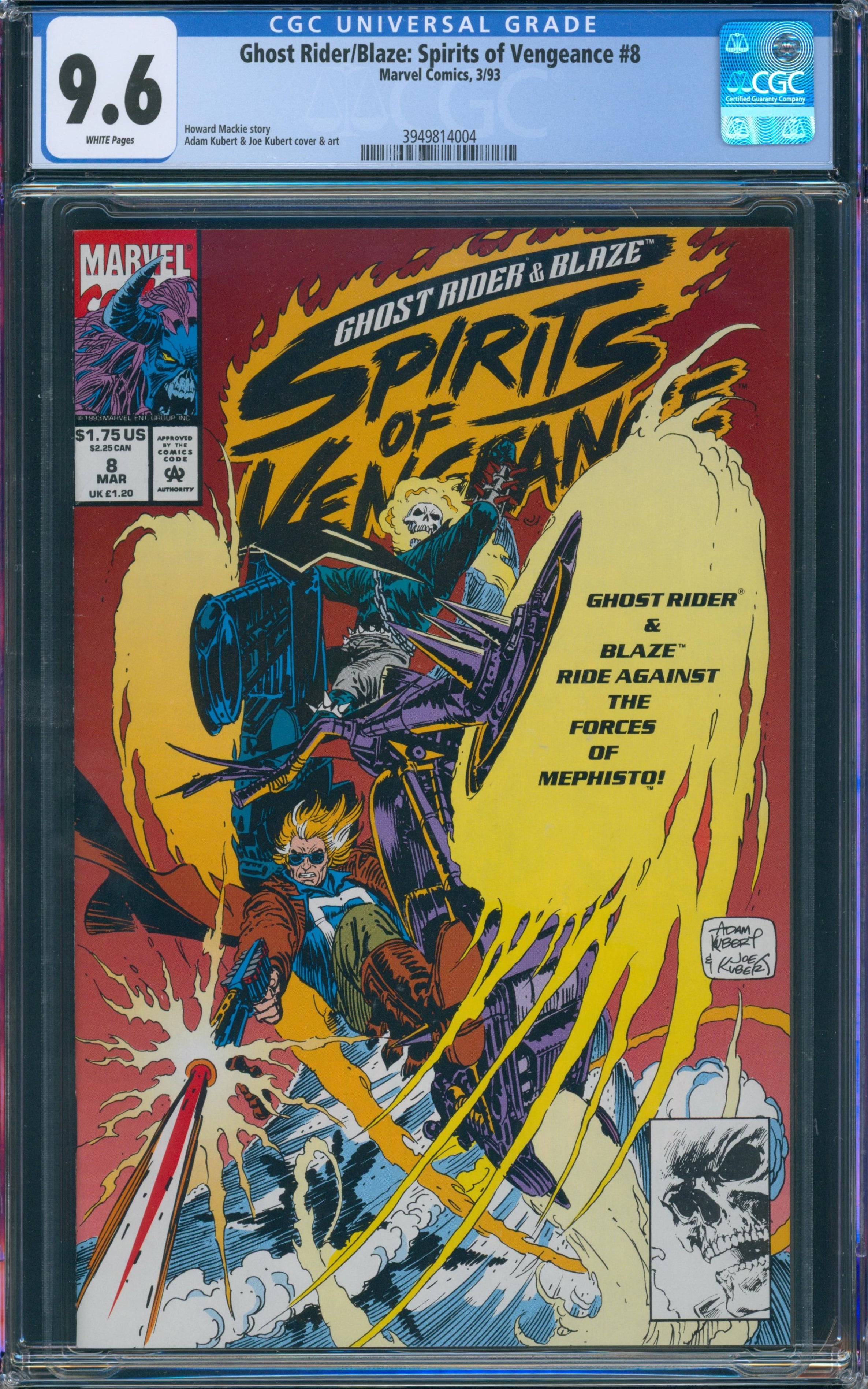 Ghost Rider/Blaze: Spirits of Vengeance #8 CGC 9.6