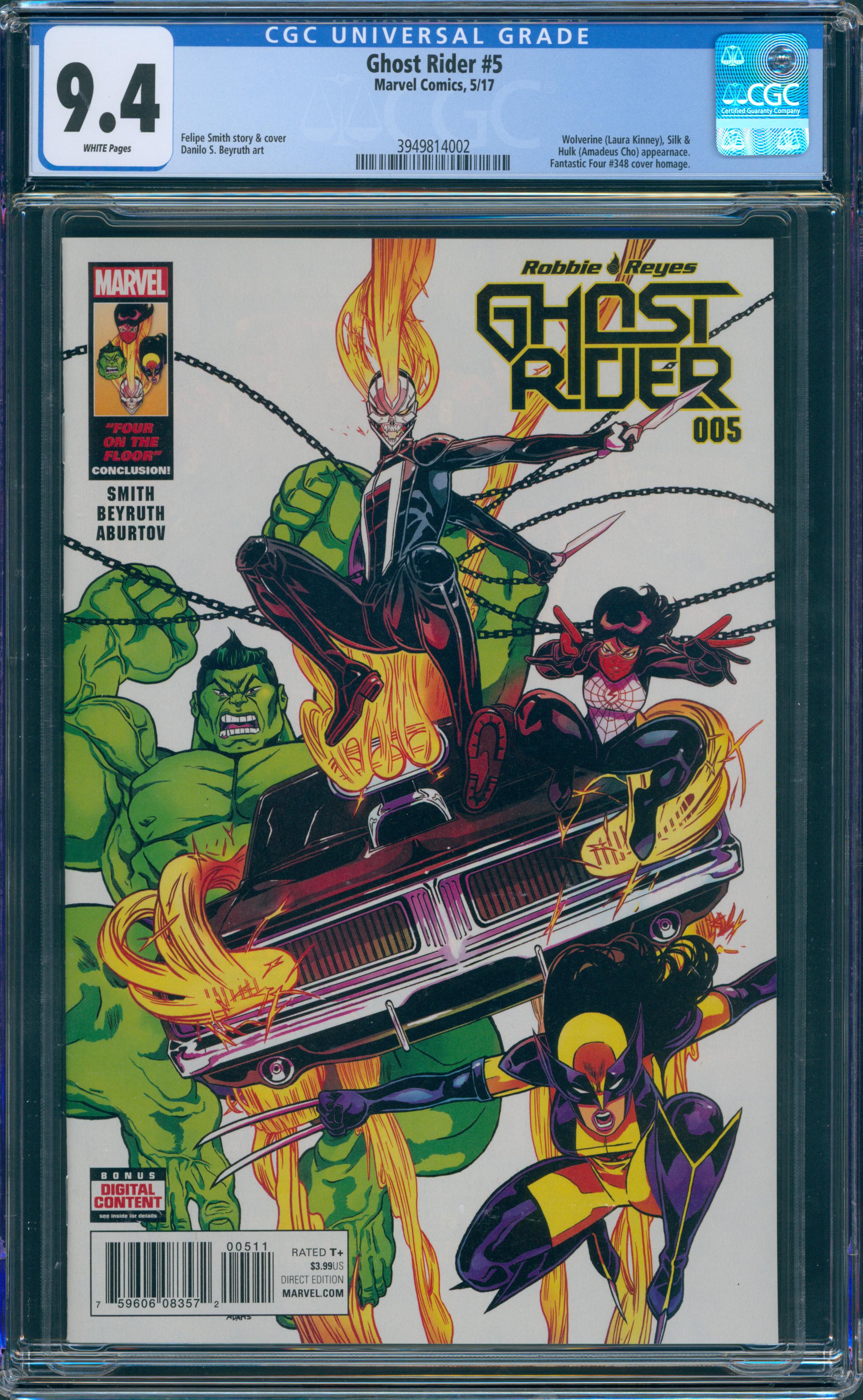 Ghost Rider #5 CGC 9.4